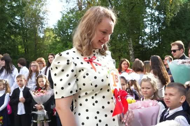 1 сентября. Съемка в школе