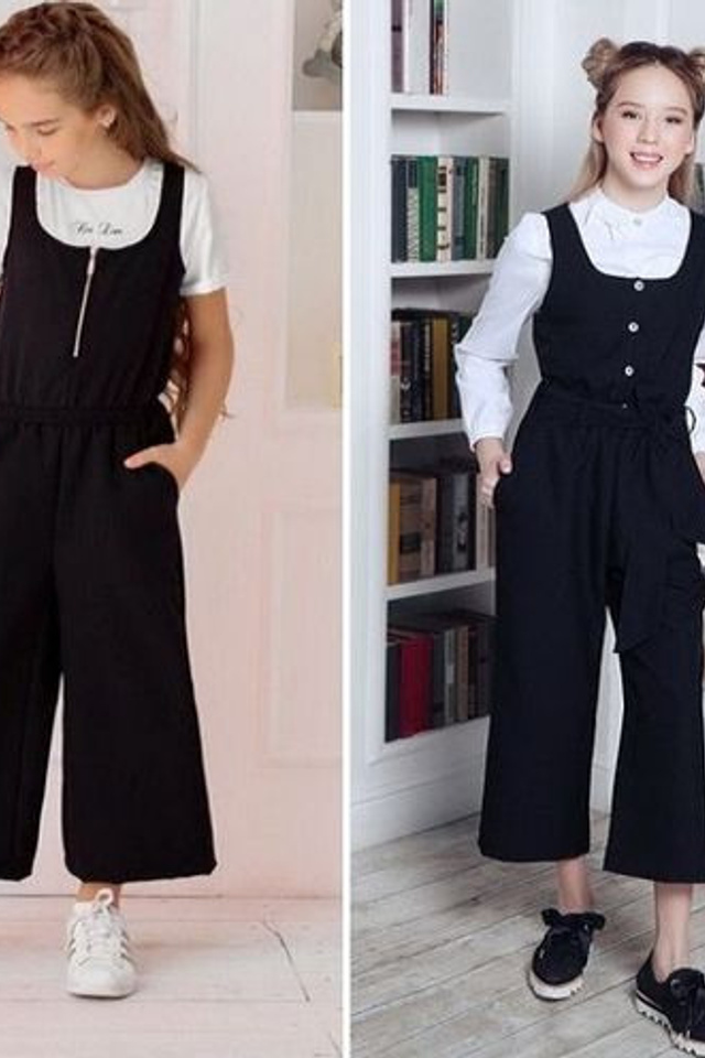 Профессиональная съемка для демонстрации школьной формы в современных трендах