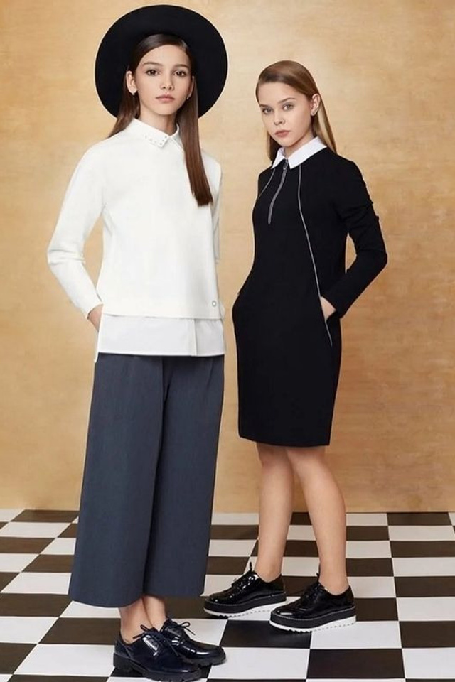 Профессиональная съемка школьной формы с акцентом на удобную посадку