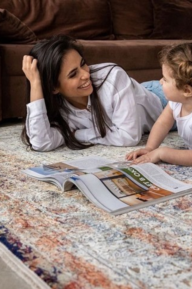 Съемка ковров с насыщенными цветами и уникальными узорами