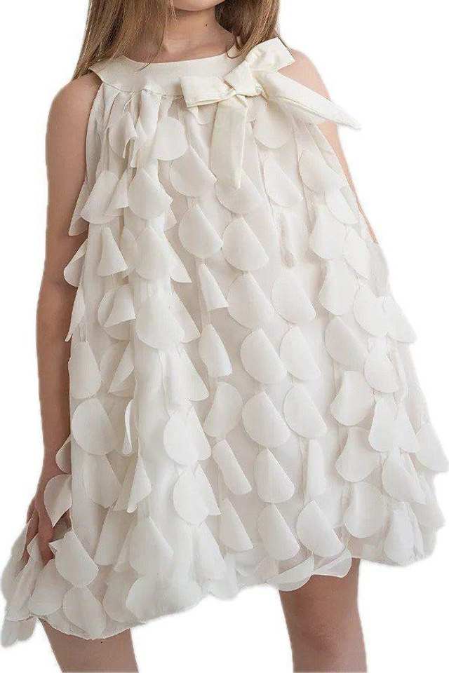 ВОЗДУШНОЕ БЕЛОЕ ПЛАТЬЕ 116-126. Фотостудия в Люберцах