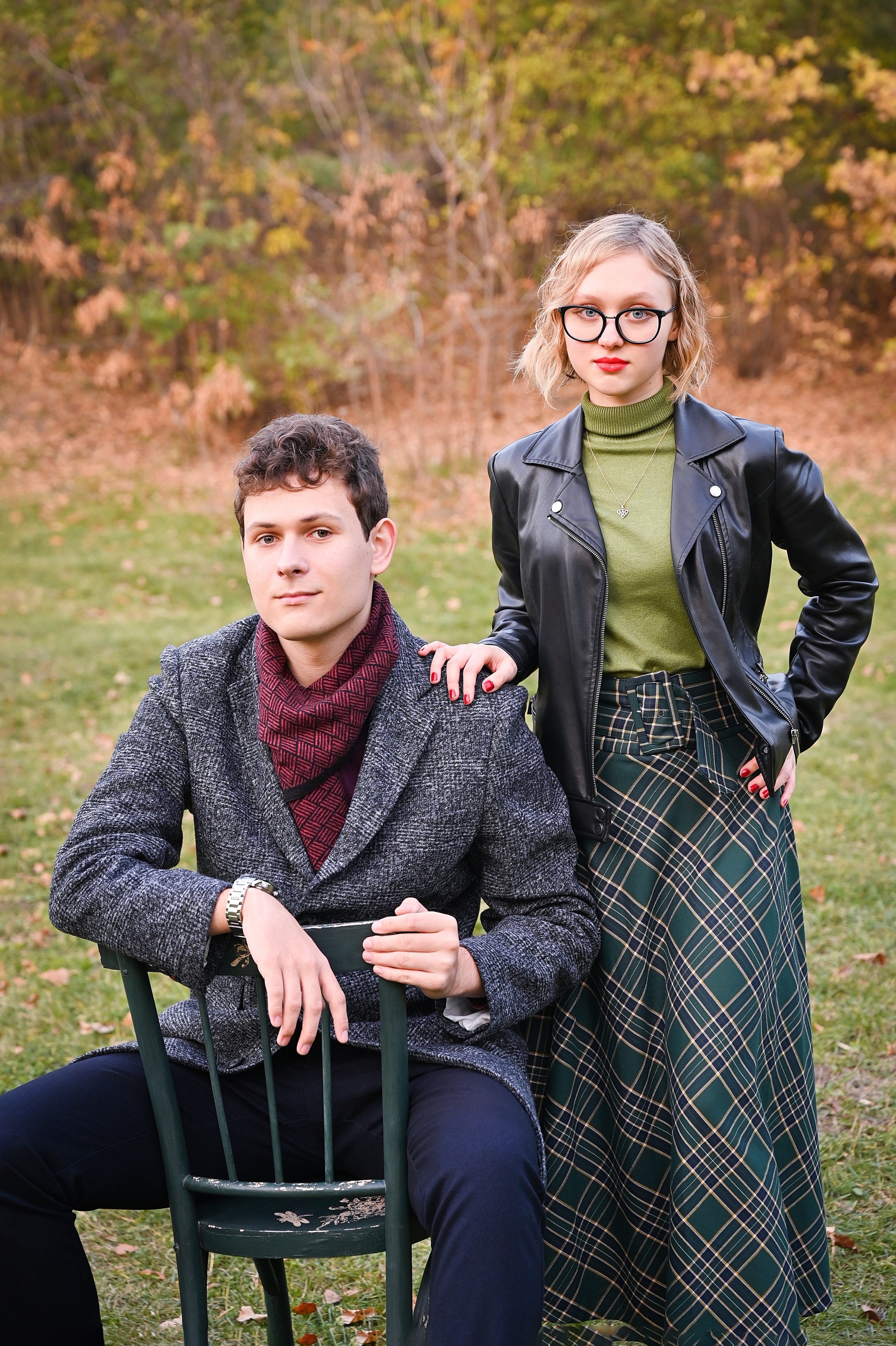 Школьная осенняя фотосессия