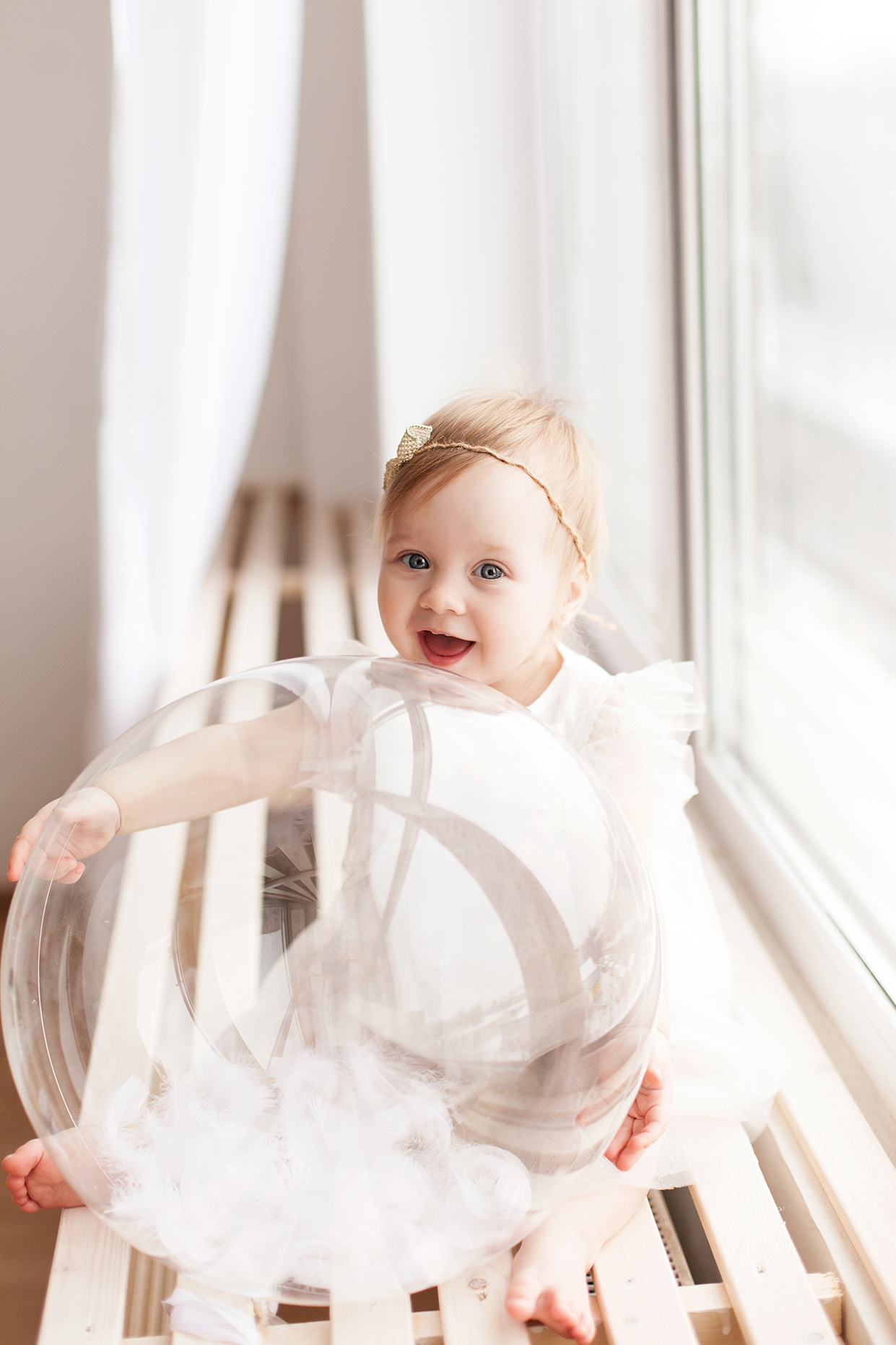 Первый день рождения с тортиком. Детский фотограф в Самаре