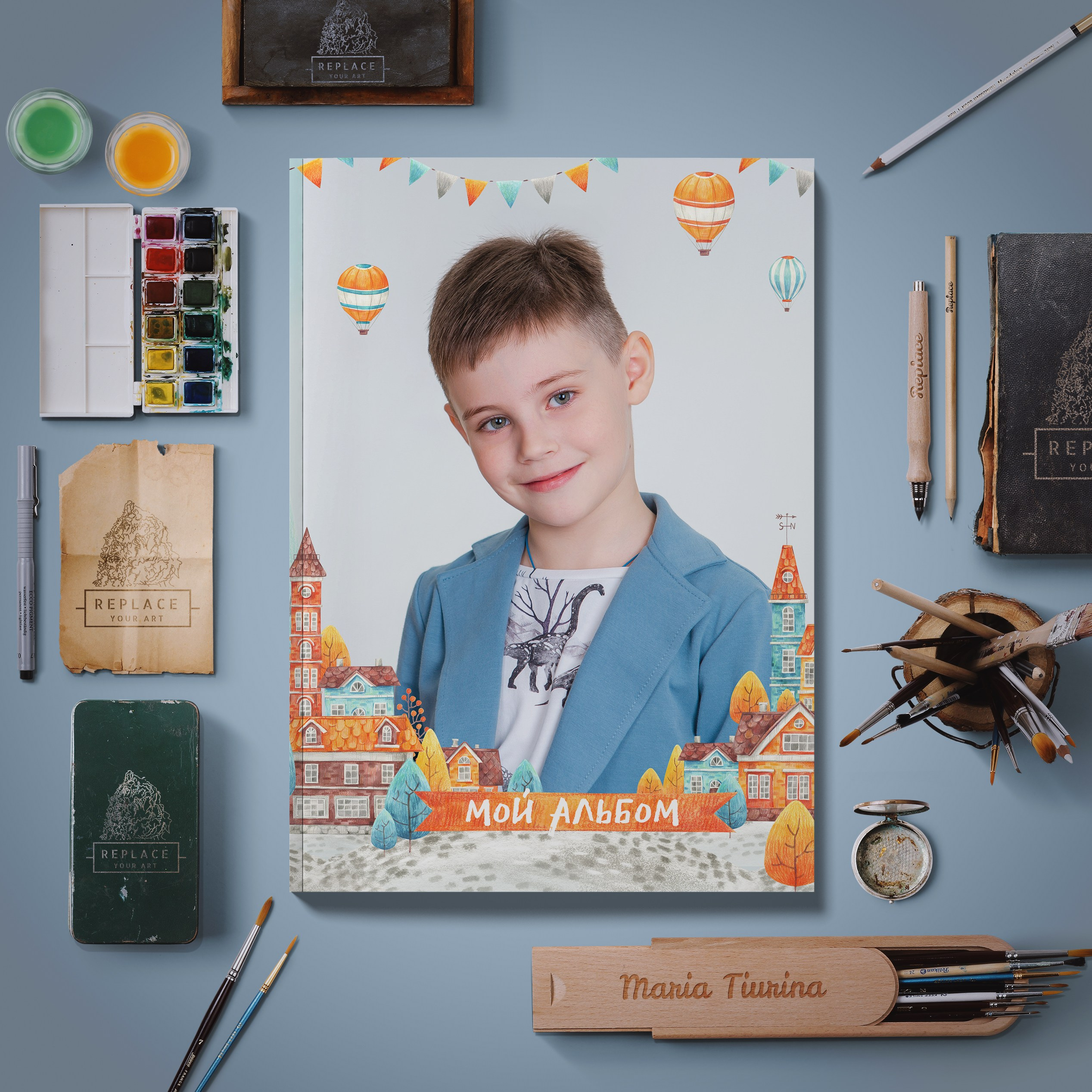 Макет «Жирафики» ДС. Фото дети. Выпускные альбомы Нижний Тагил