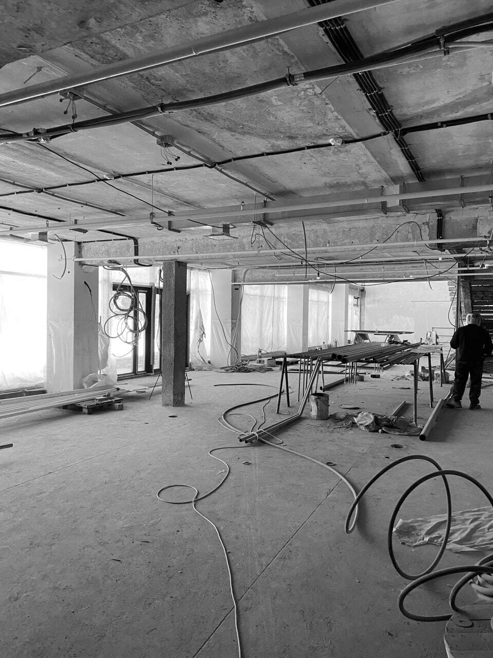 ФУДКОРТ КРК «ЗАРЯ» / кинотеатр, 300 м². Rezells Architects — студия дизайна жилых и коммерческих интерьеров