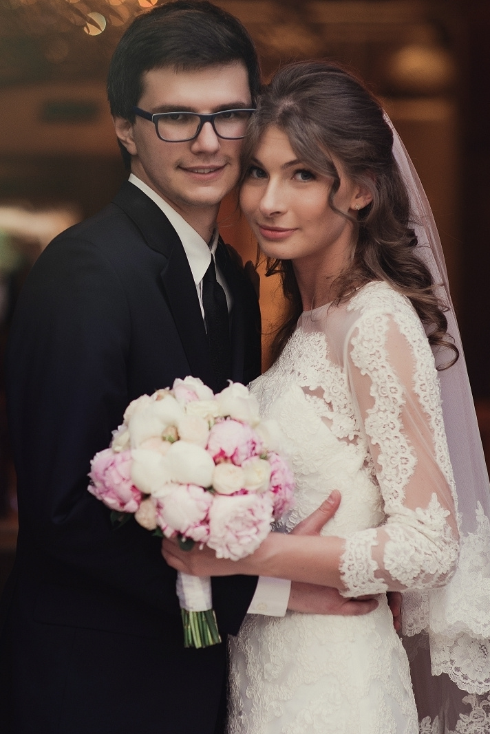 Красивая регистрация брака и фотосессия в ресторане Турандот в Москве