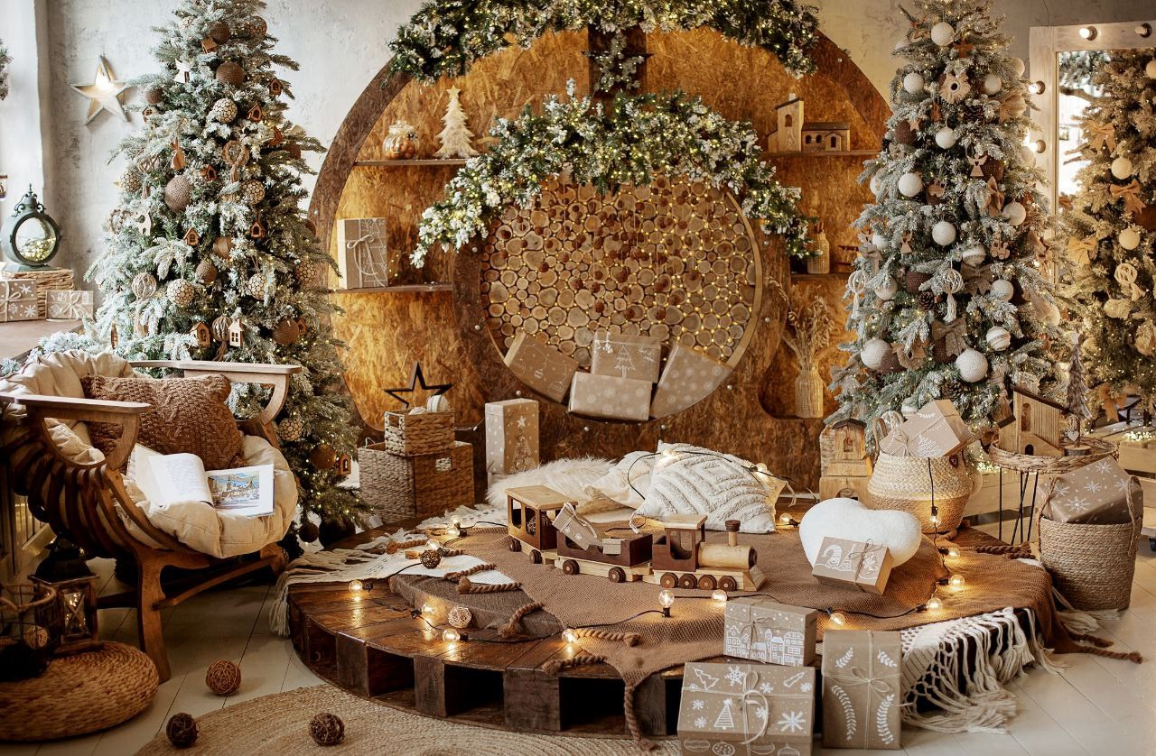 Новогодняя фотосессия 2024–2025 гг. Трубинова Екатерина | Семейный фотограф | Москва