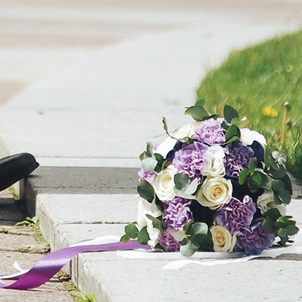 Букет невесты сиреневый. Флорист Маргарита Гладкова