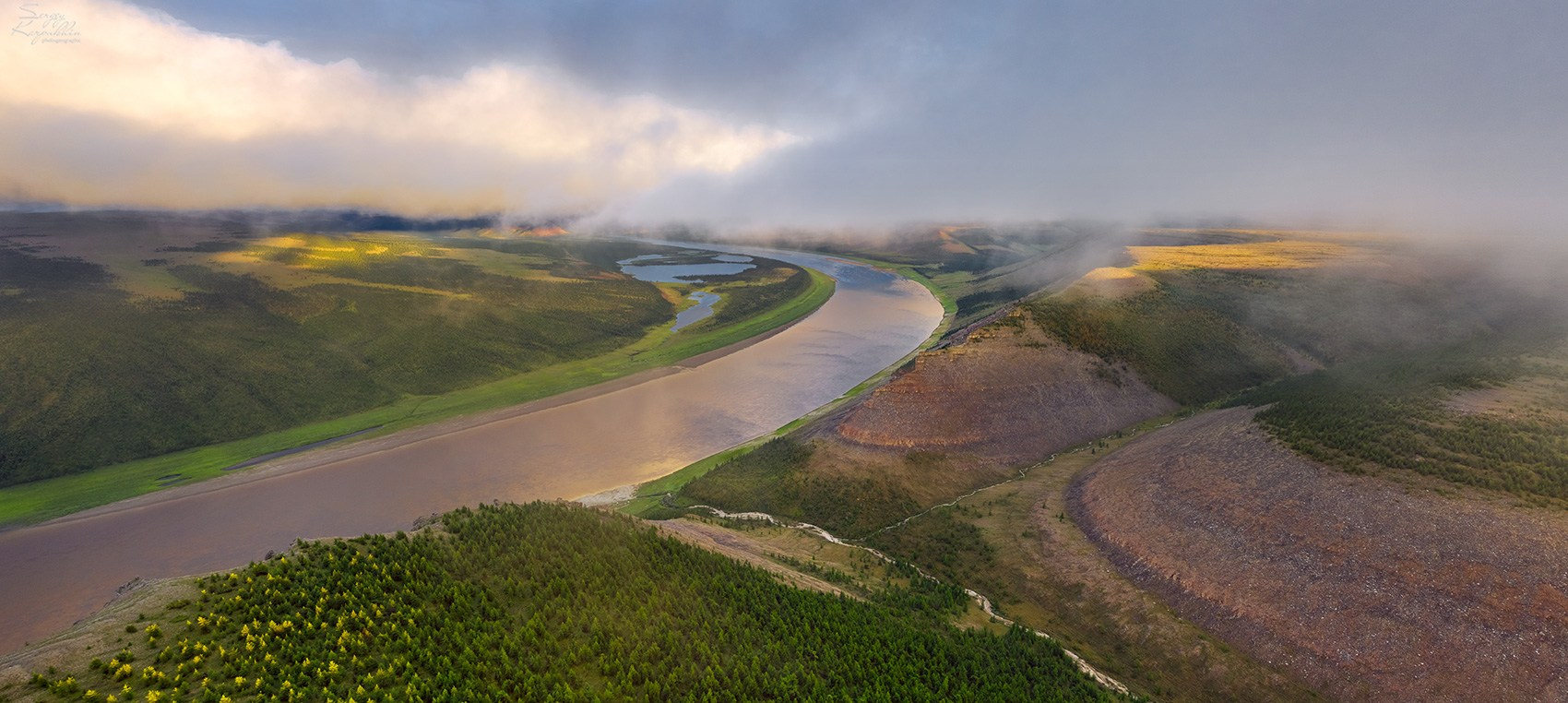 Река Оленёк, нижнее течение