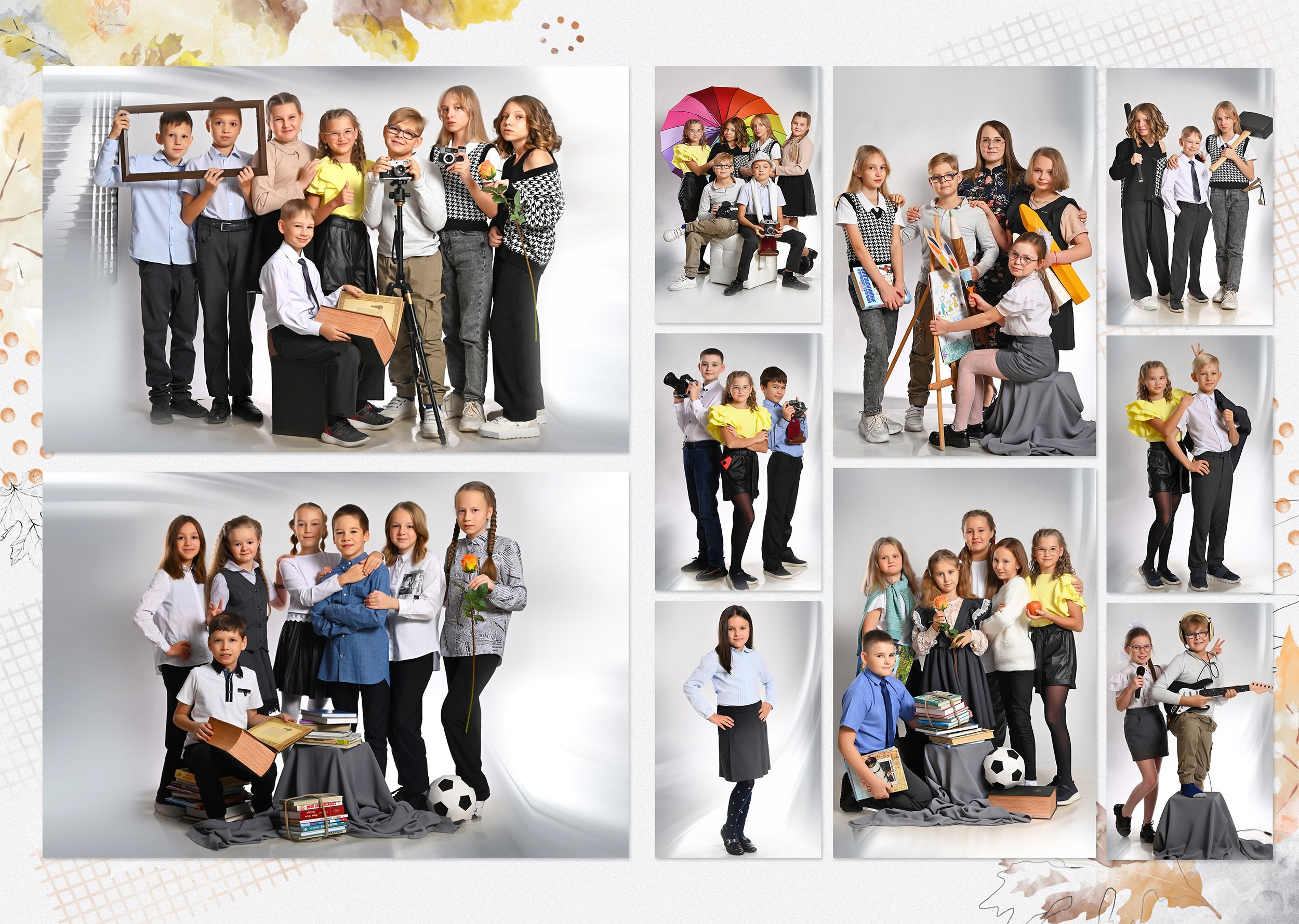 Дизайн «ОСЕННЯЯ АКВАРЕЛЬ». Sokolov studio | Сайт фотографа Евгения Соколова в Вологде