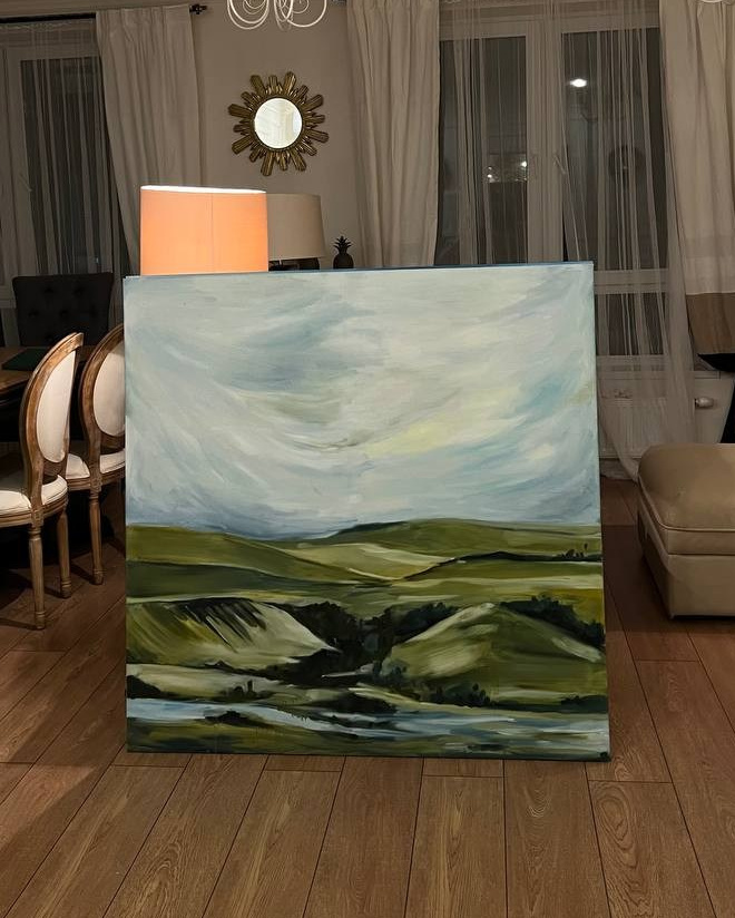 Арина Кузнецова художник фотограф интуитивная живопись серия картин тоскана