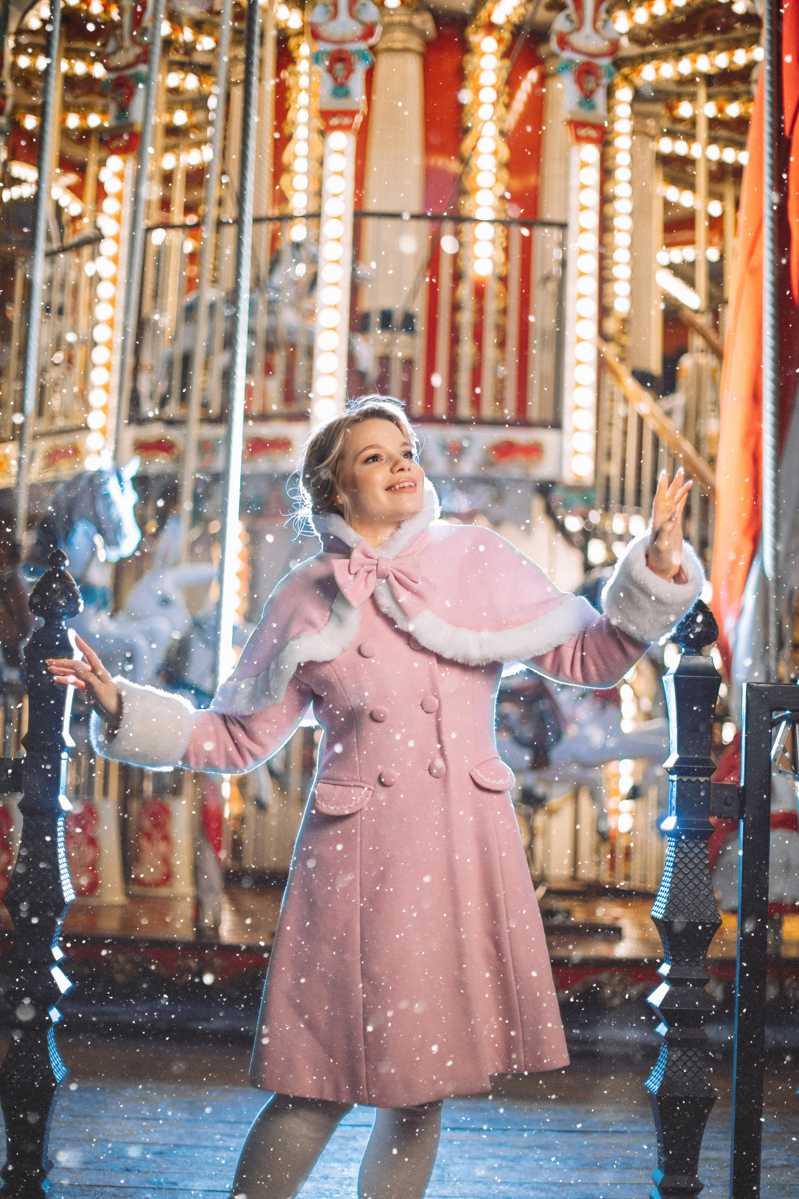 Новогодняя фотосессия в центре Москвы. Свадебный и Семейный фотограф в Москве и Сочи Таня Михей