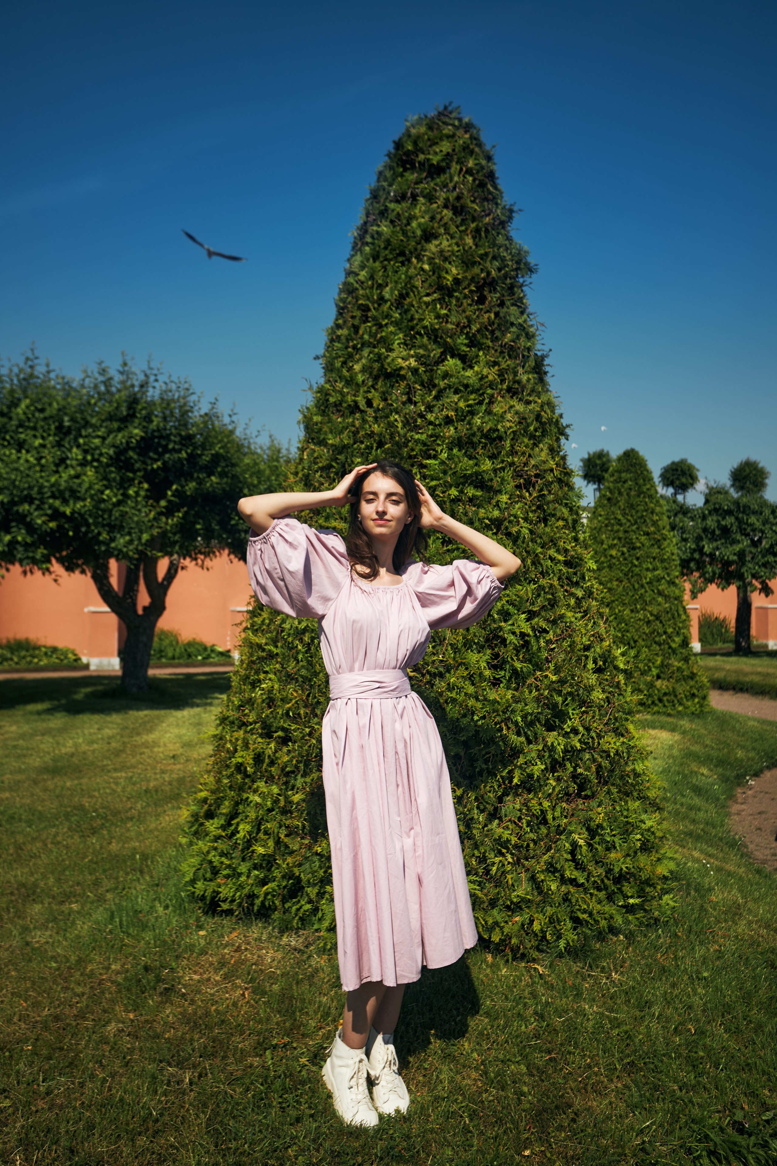 День в Петергофе. Одежда из Санкт-Петербурга СИНИОКО