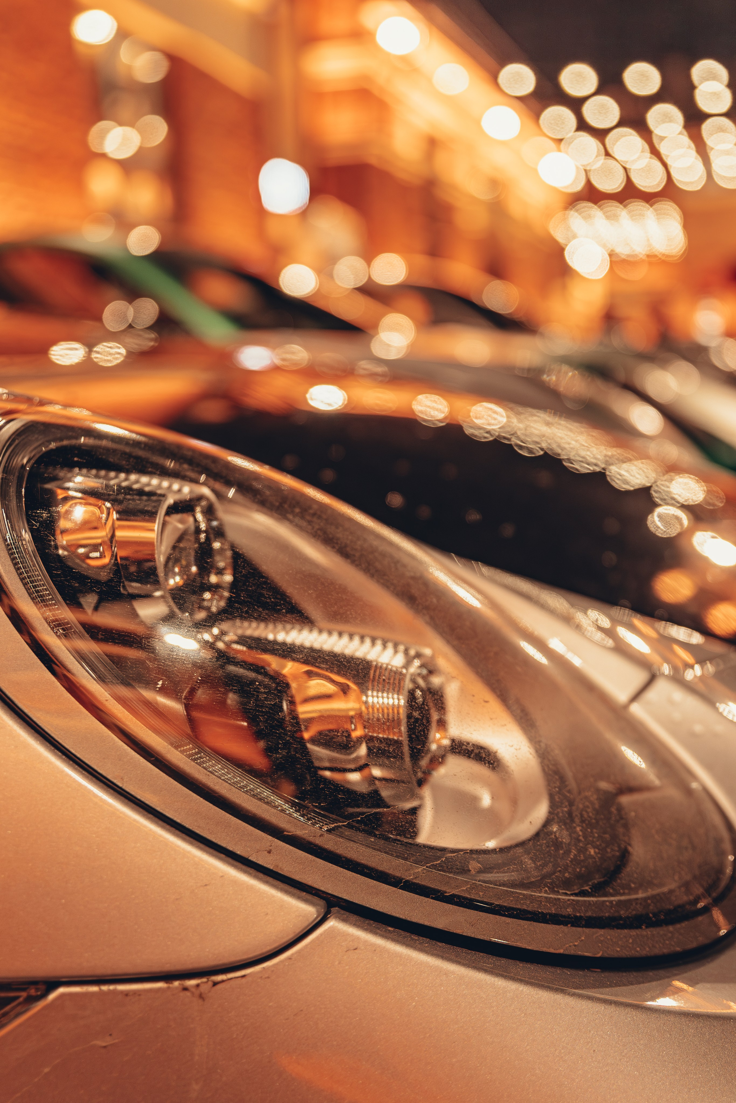 Фары на Порше