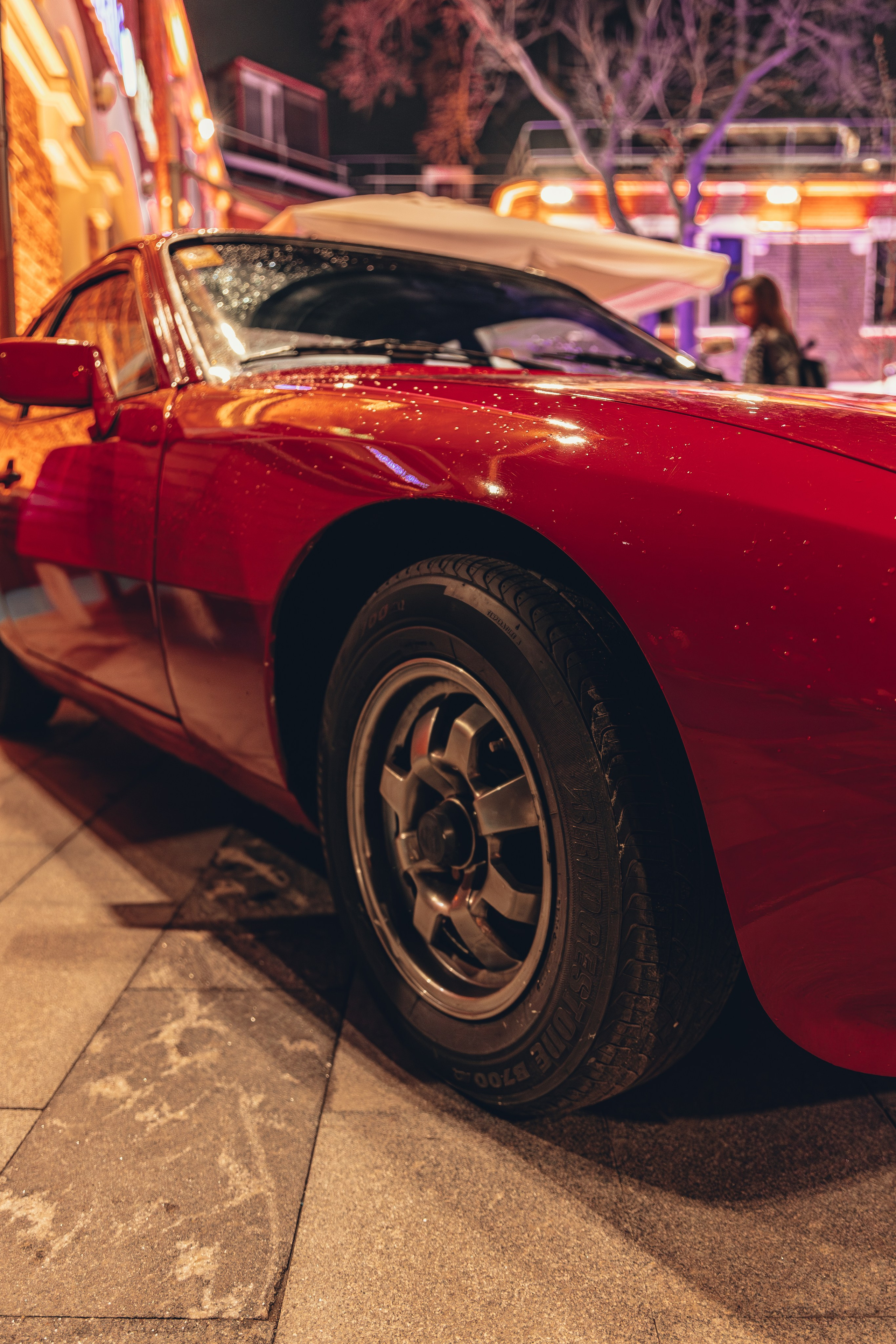 Красный Порше в Москве