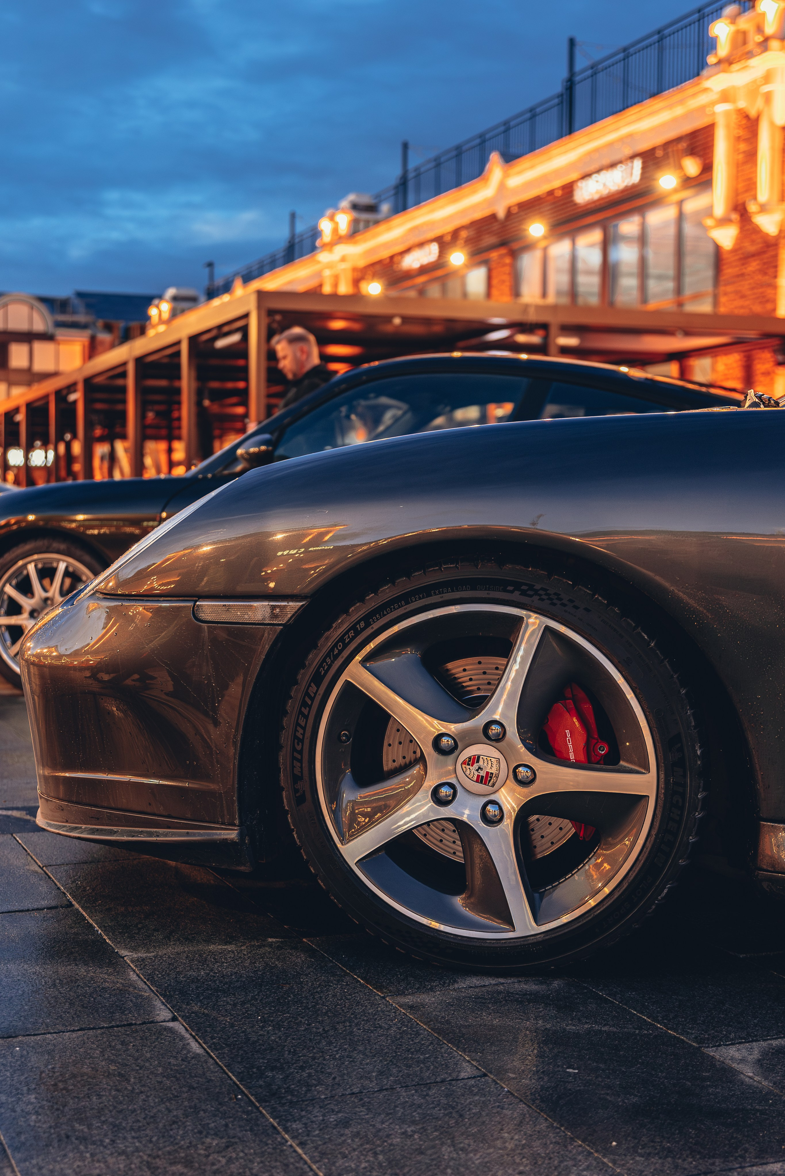 Черный Порше 911