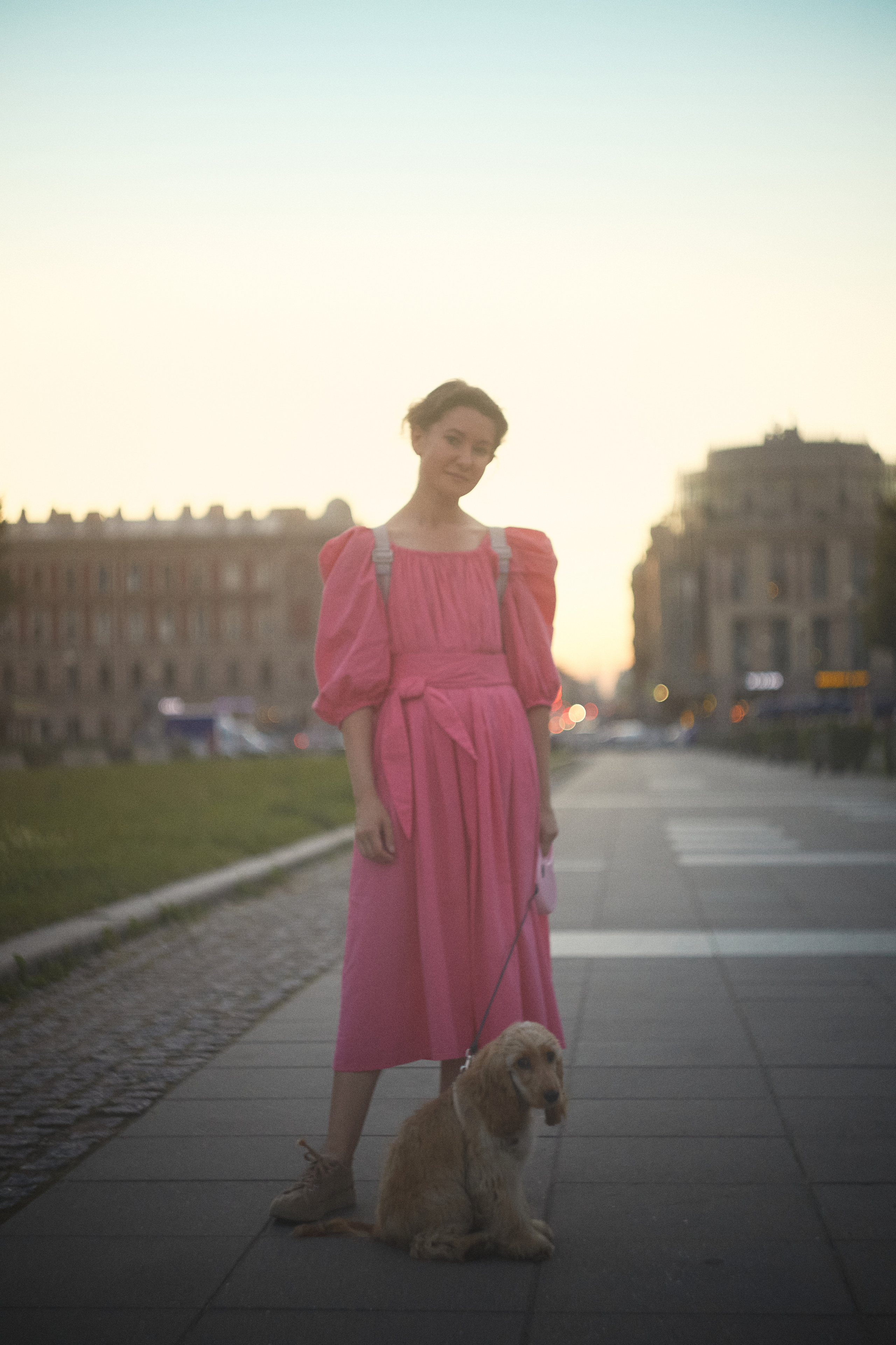 Прогулка с Афиной и Катей. Одежда из Санкт-Петербурга СИНИОКО