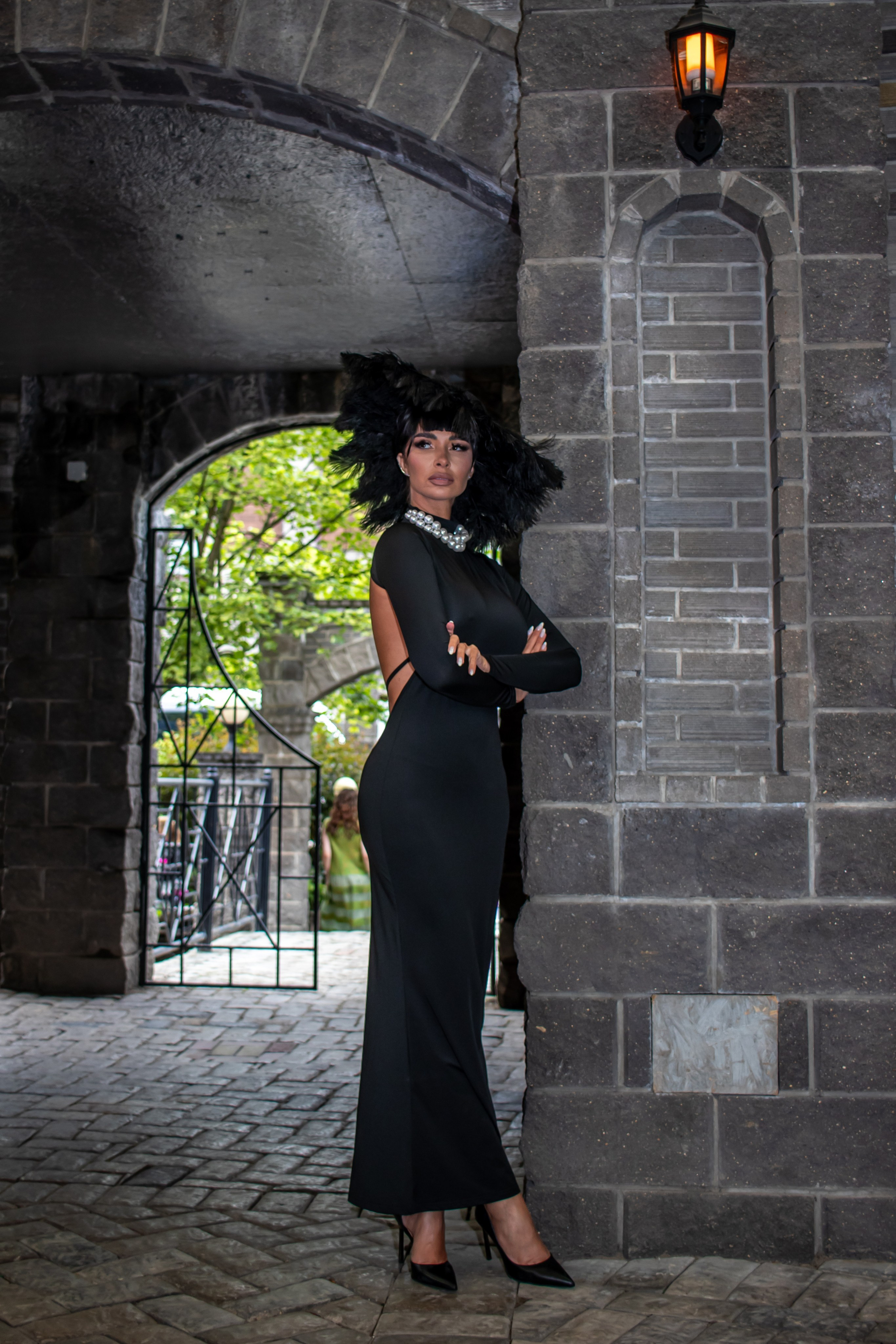 Тематическая фотосессия «Fashion-портрет» у арок старинного здания — фотограф Карасёва Елена, Москва