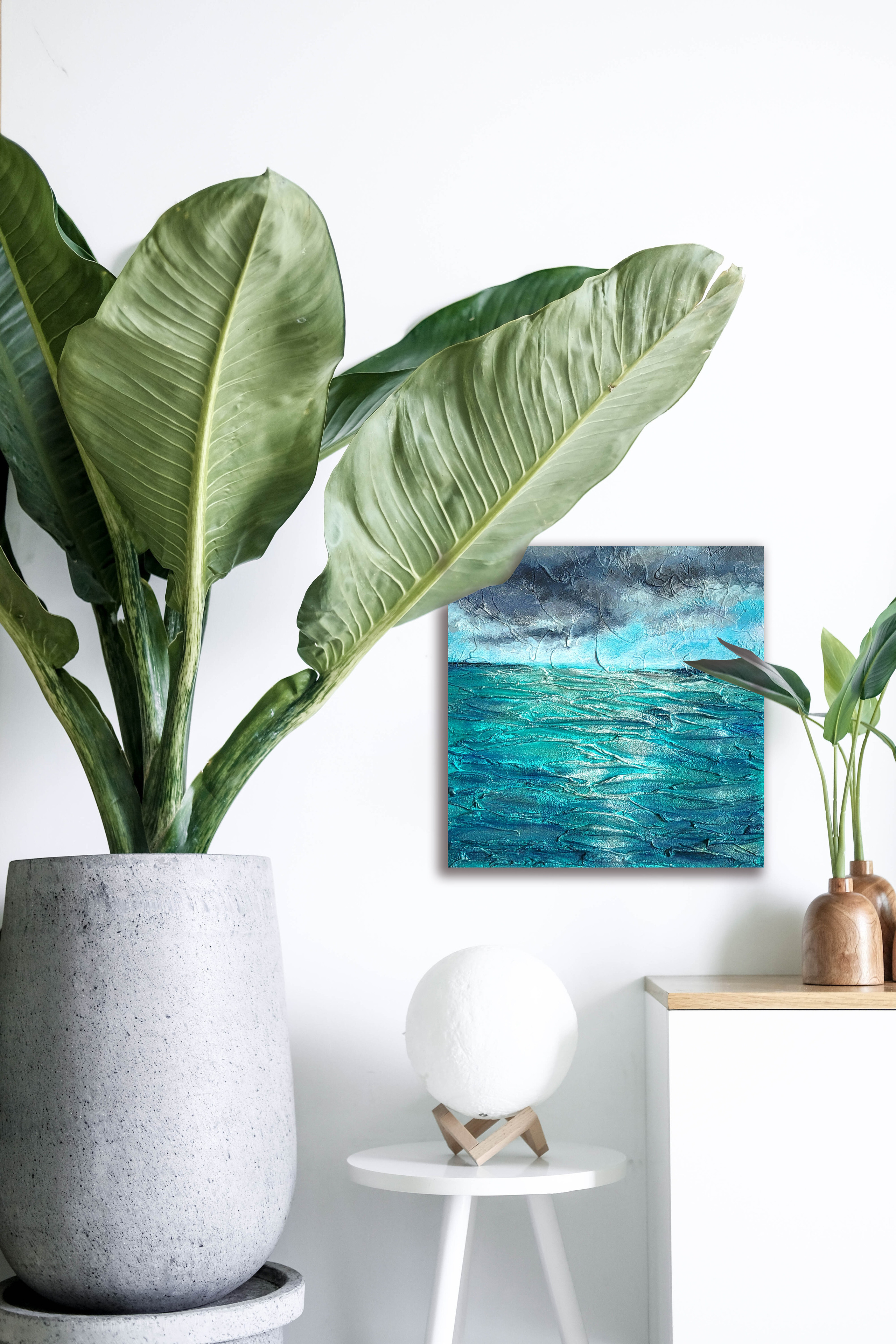 Abstraktion 2. Strukturierte Gemälde für den Innenraum