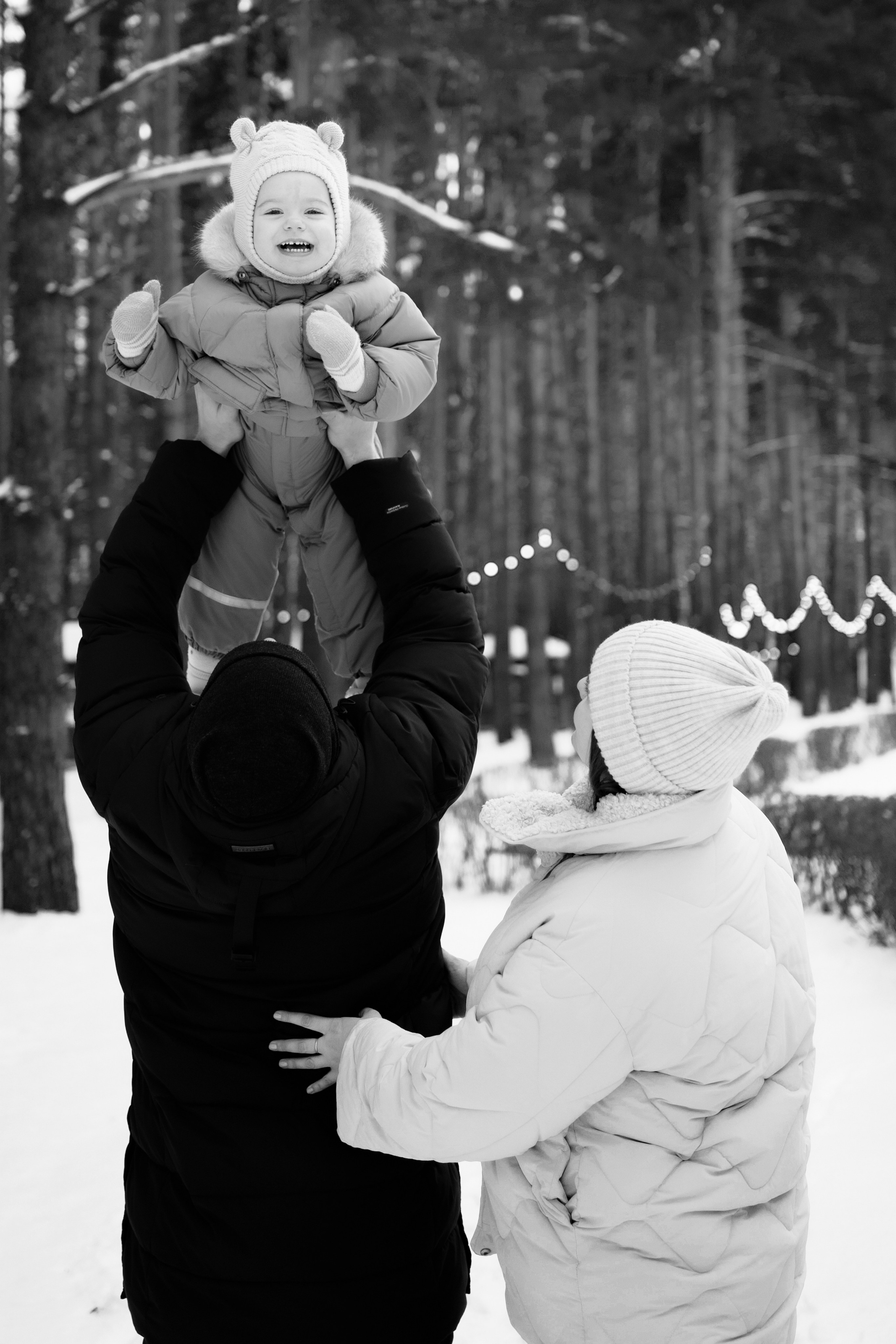 идеи новогодней фотосессии дома и на природе