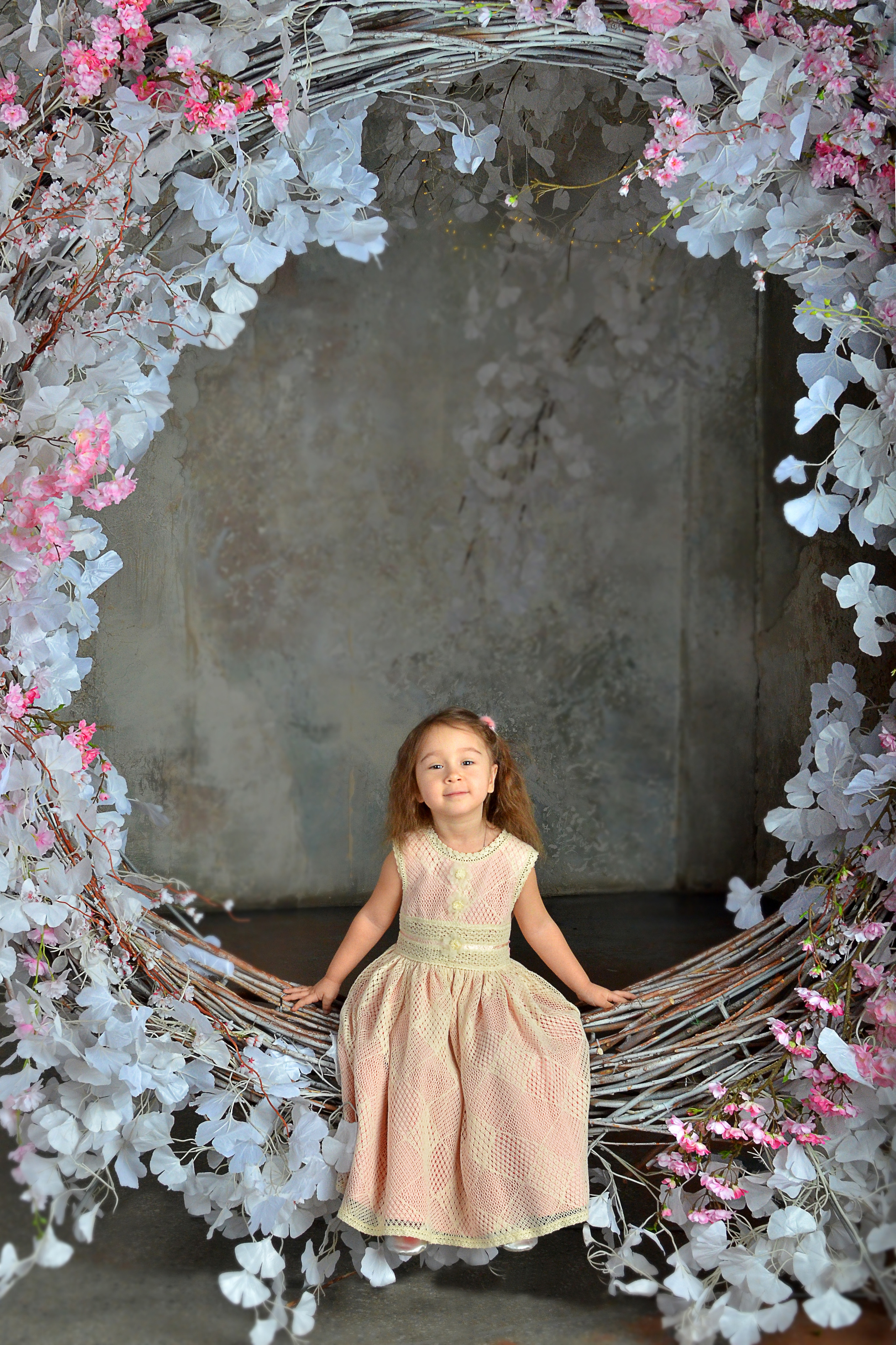 Весенняя фотосессия в сказочном зале. Семейный и детский фотограф в Санкт-Петербурге Баландина Татьяна