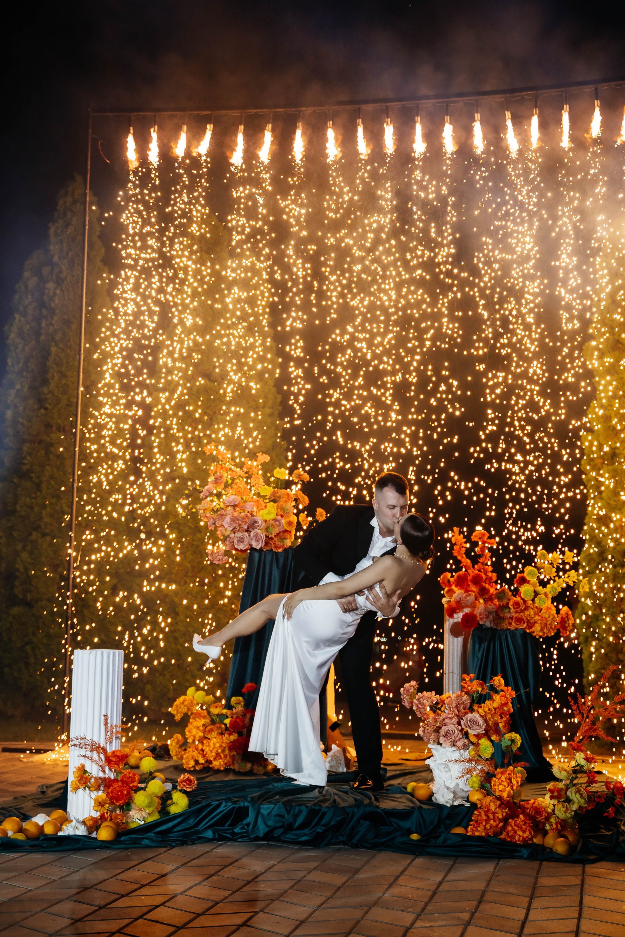 Эффектный свадебный финал в Ростове-на-Дону — организация NOVIKOVA EVENT DOM