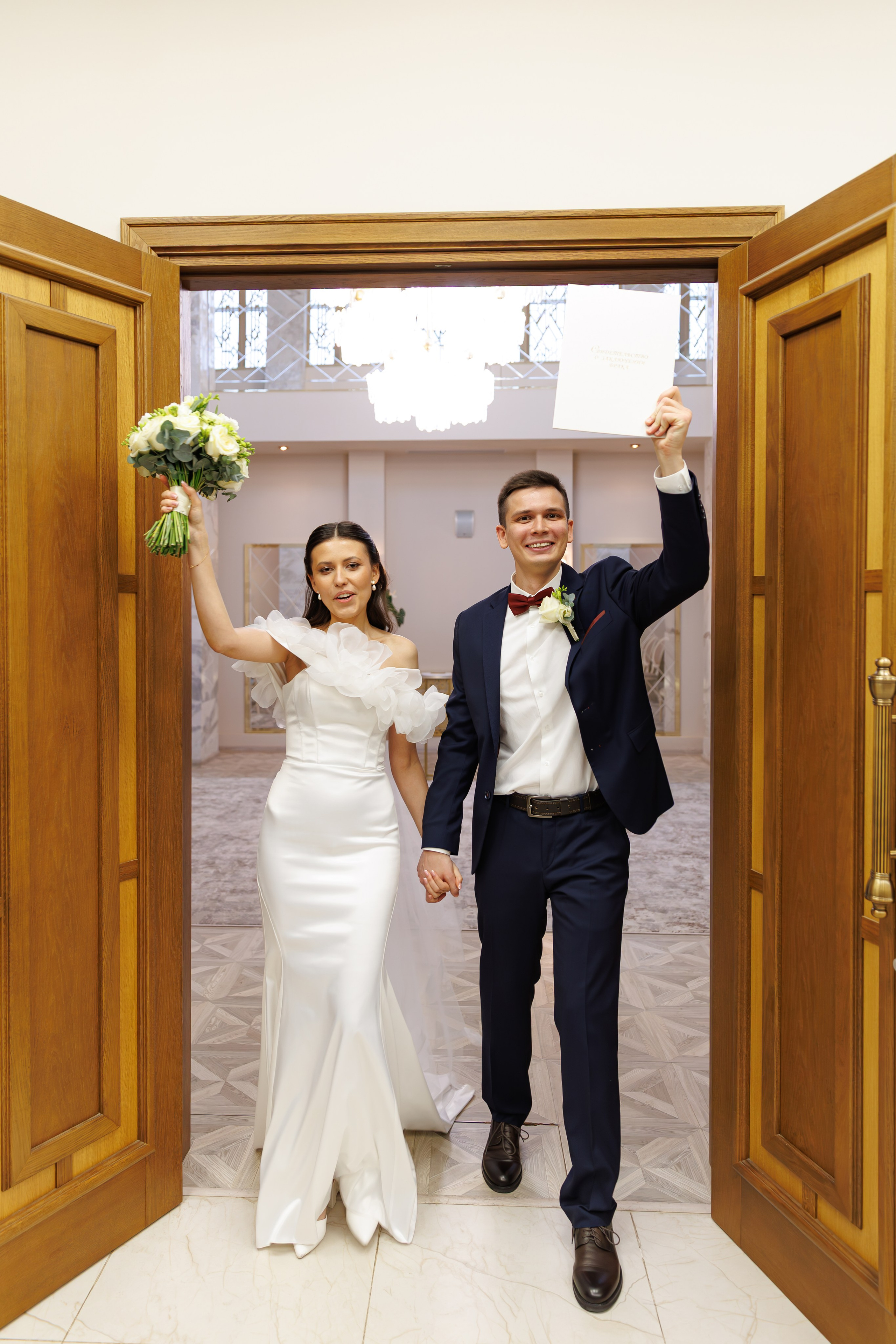 Дворец бракосочетания 4: регистрация брака, фото. Свадебный фотограф Москва и МО Сергей Киржаев