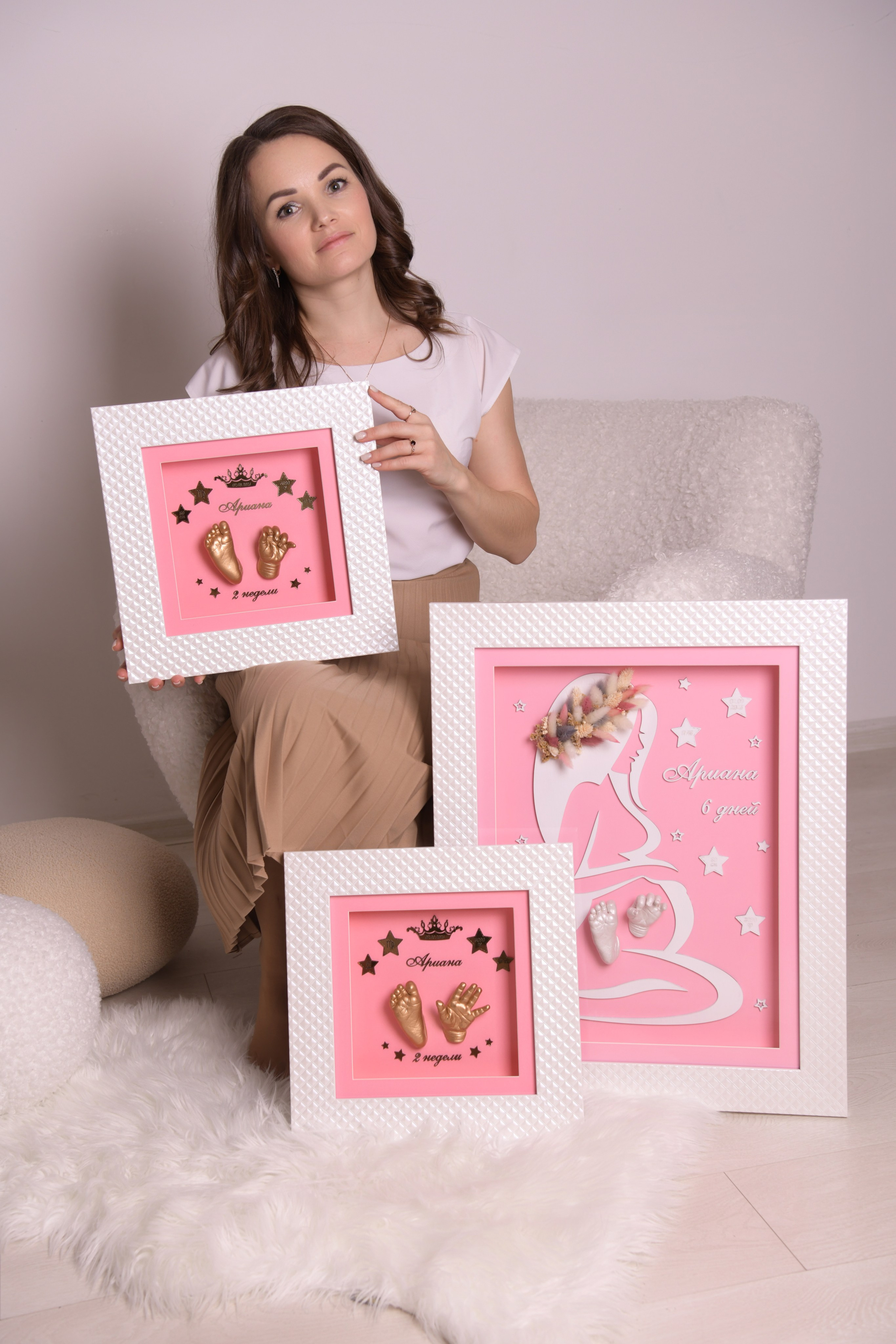 Слепки. Фотограф новорождённых г. Салехард