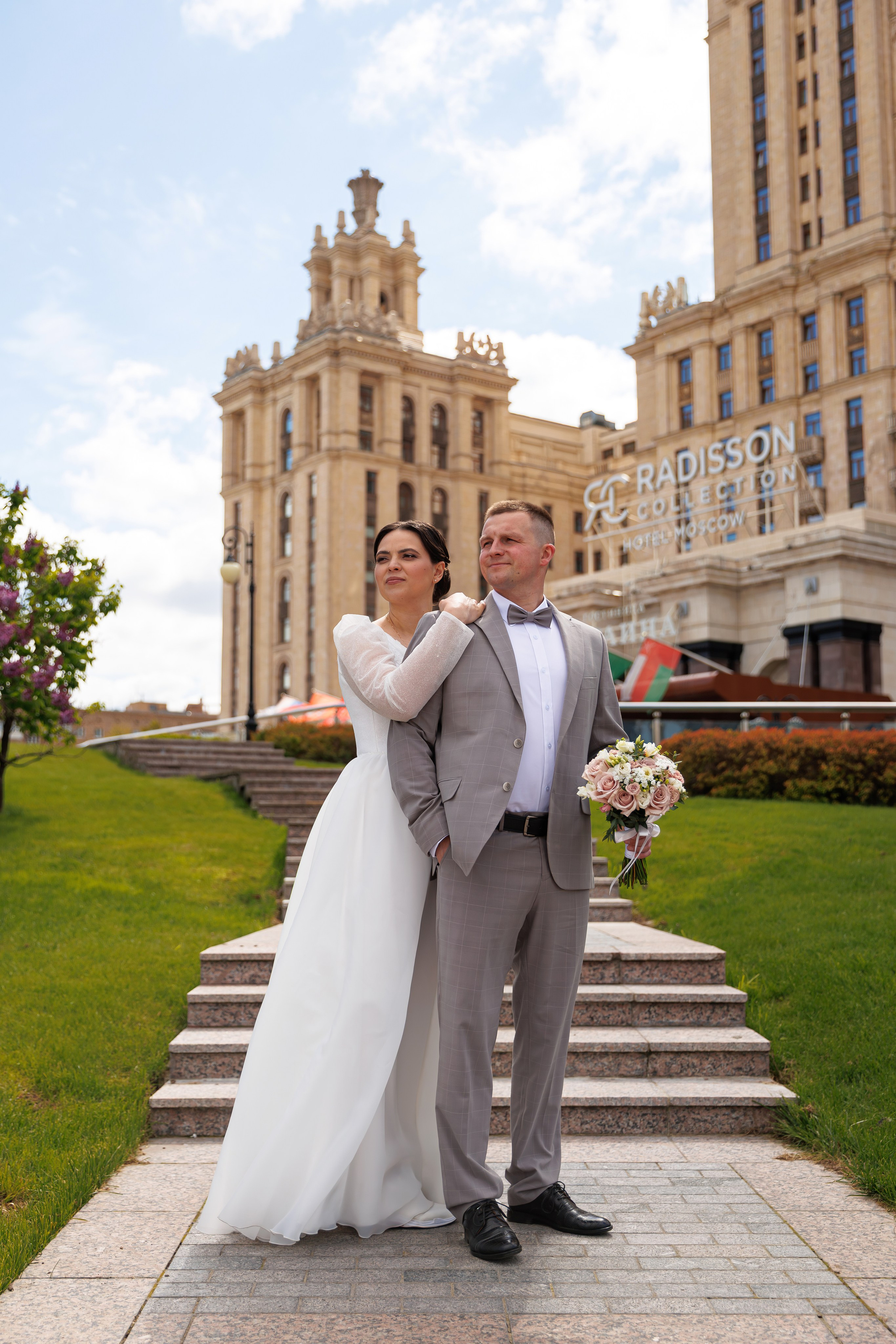 Регистрация брака в ресторане Романтик гостиница Украина. Свадебный фотограф Москва и МО Сергей Киржаев