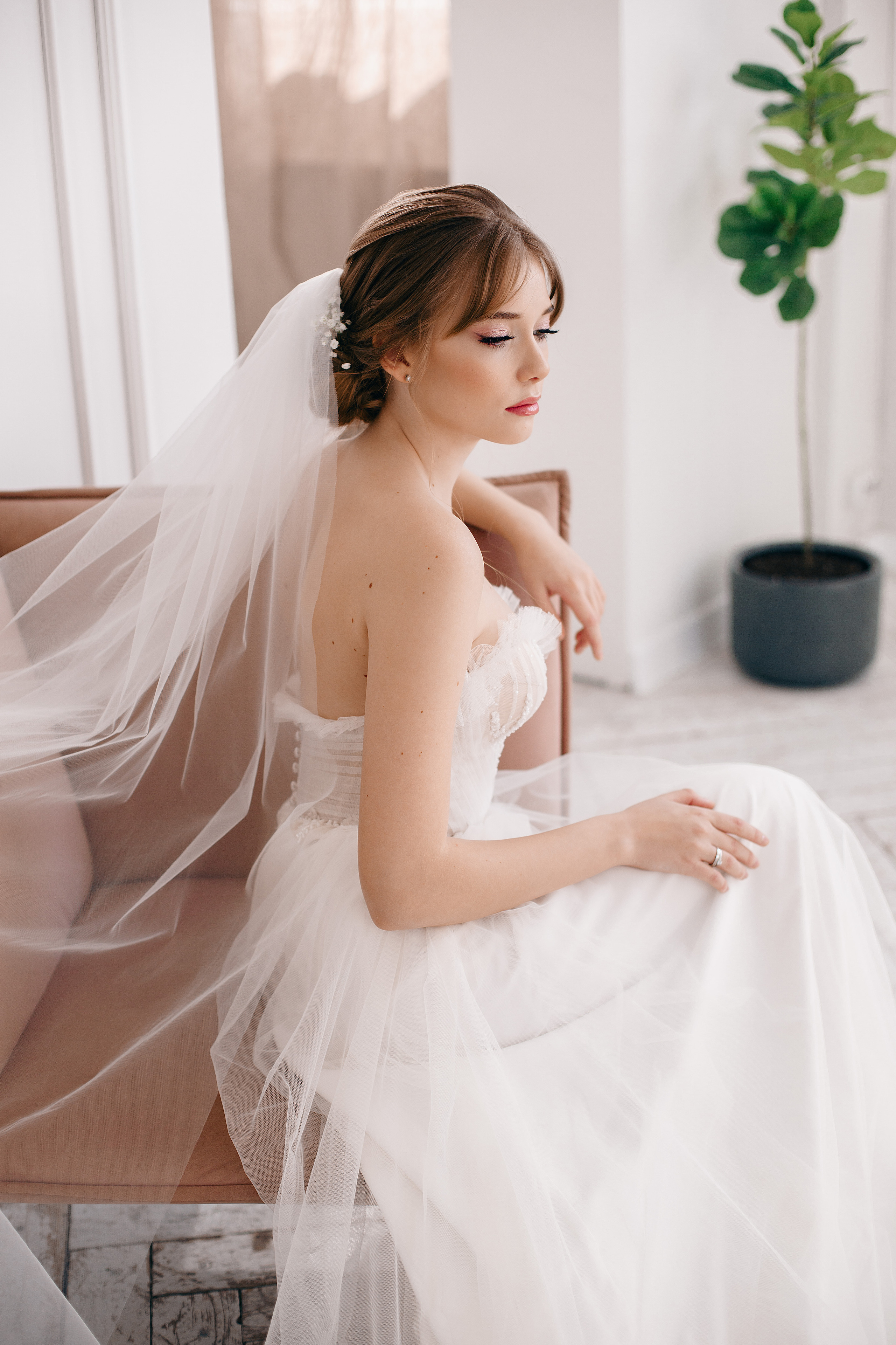 Фотосессия невесты в студии. Свадебный фотограф в Самаре Катерина Мостовая