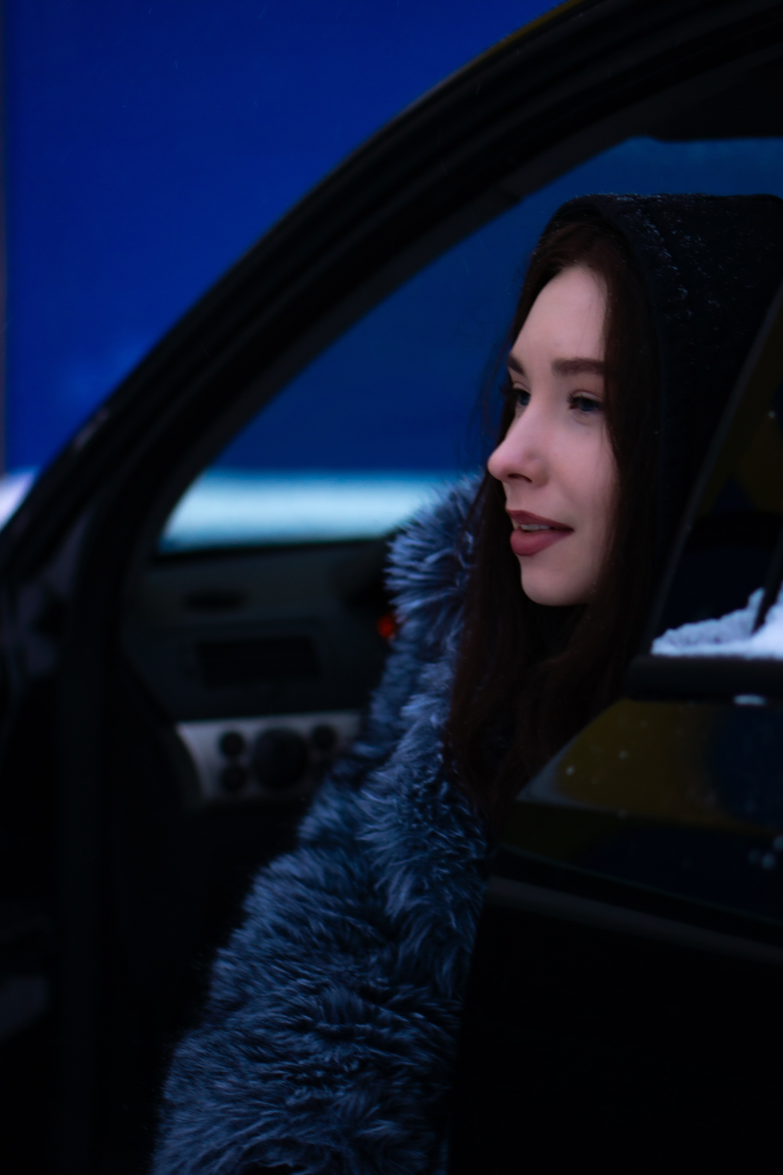 Девушка. Авто. Лента. Начинающий фотограф-любитель Евгений Серебряков в Екатеринбурге