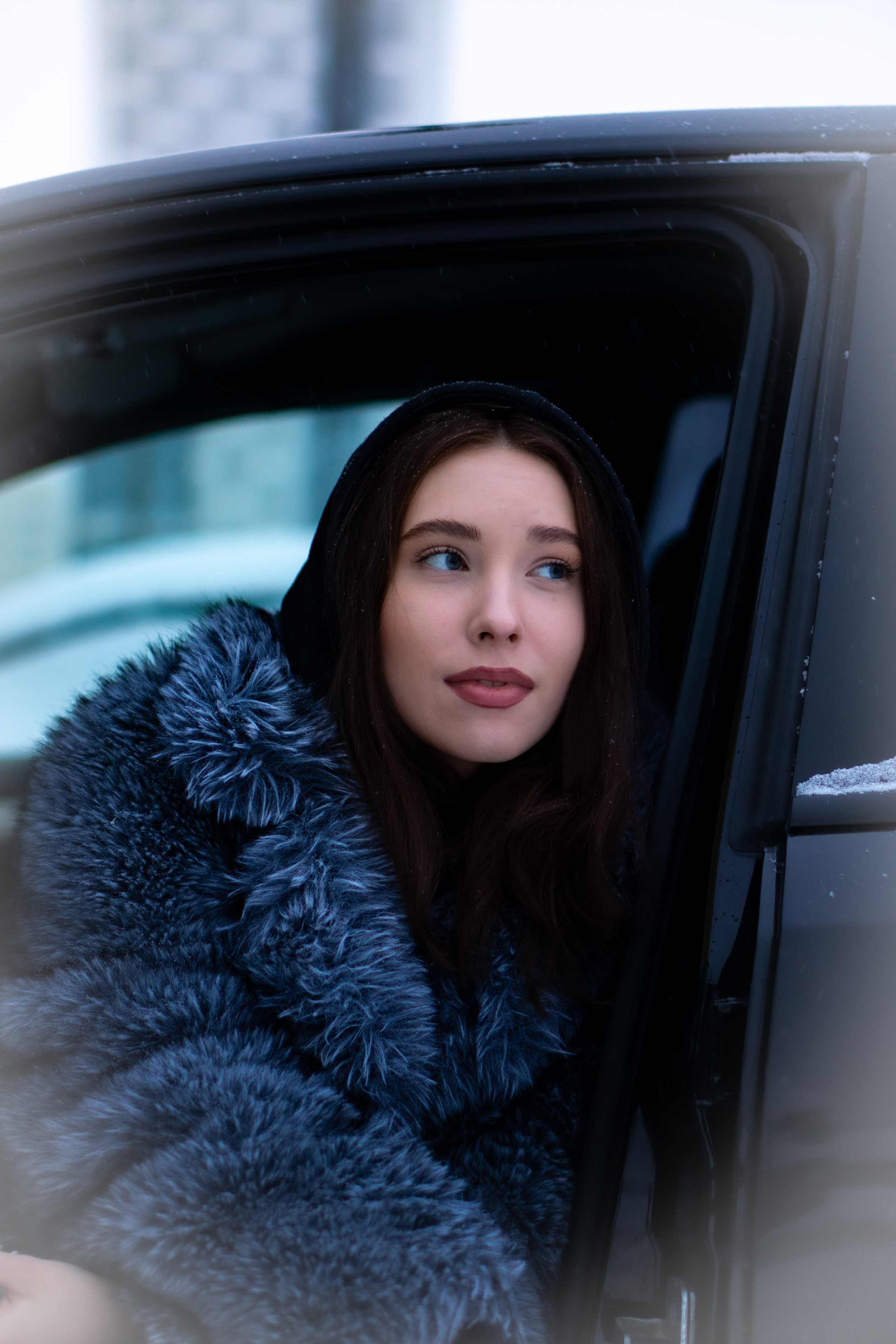 Девушка. Авто. Лента. Начинающий фотограф-любитель Евгений Серебряков в Екатеринбурге