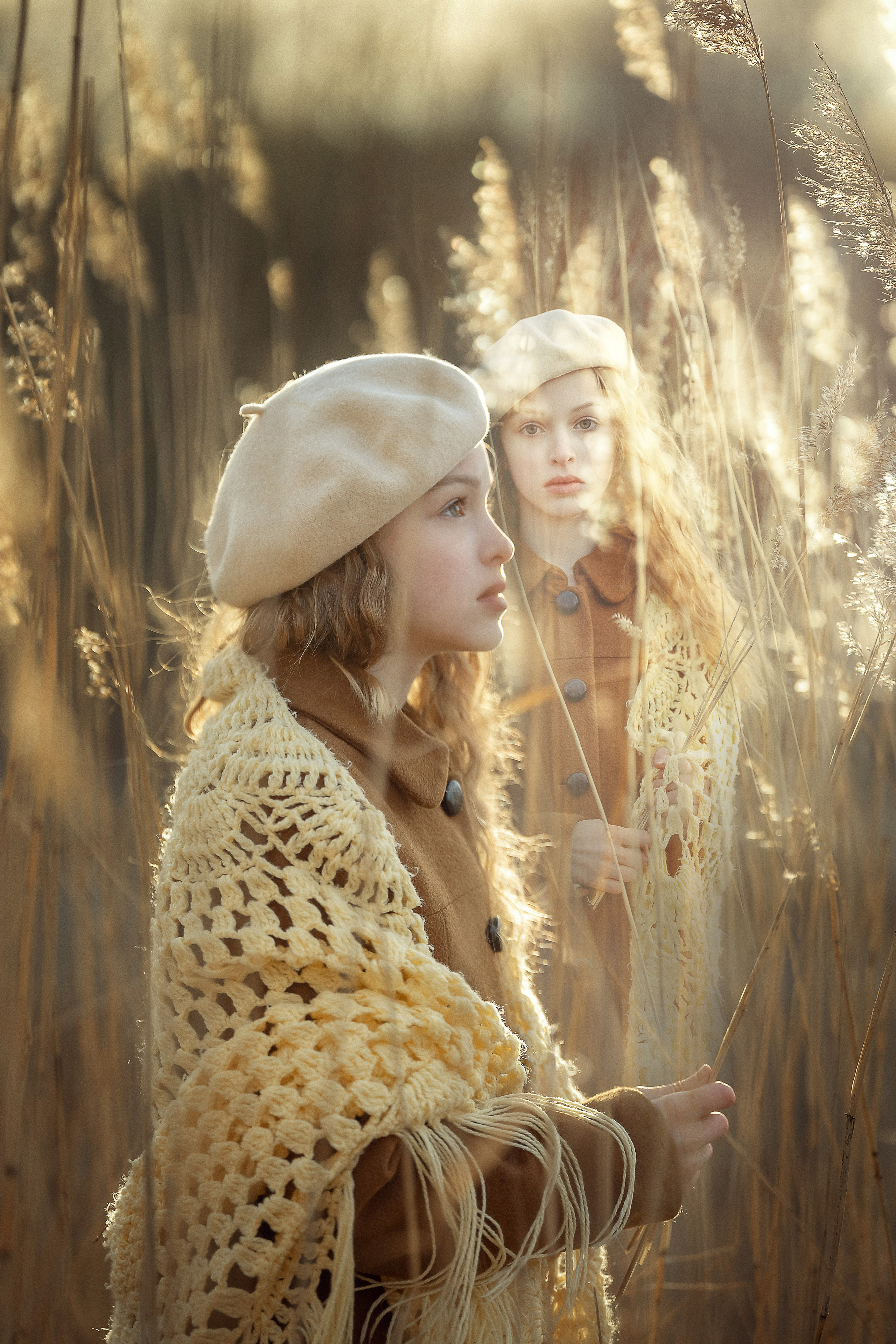 Портретная съемка дома, на улице, в студии