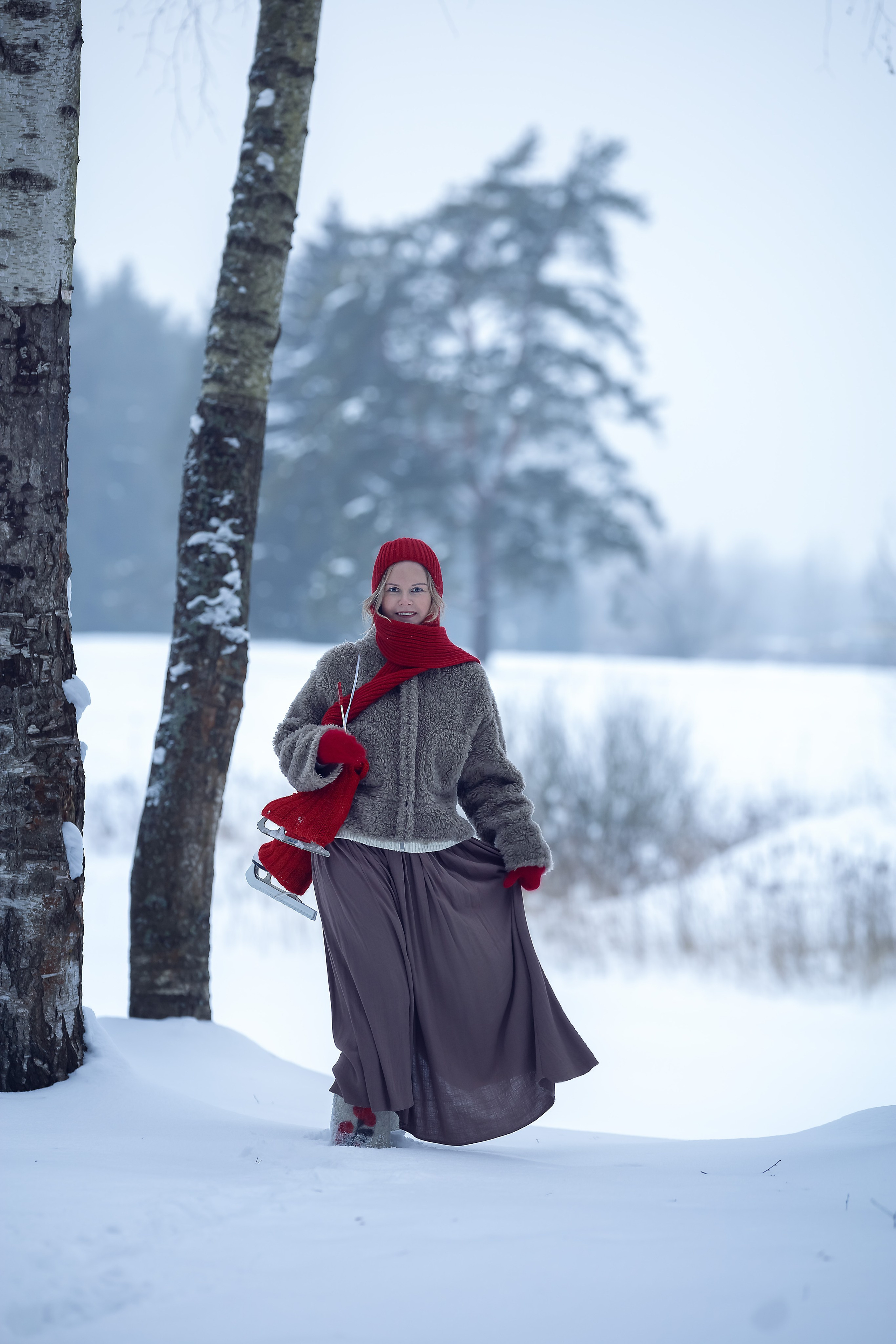 Портретная съемка дома, на улице, в студии