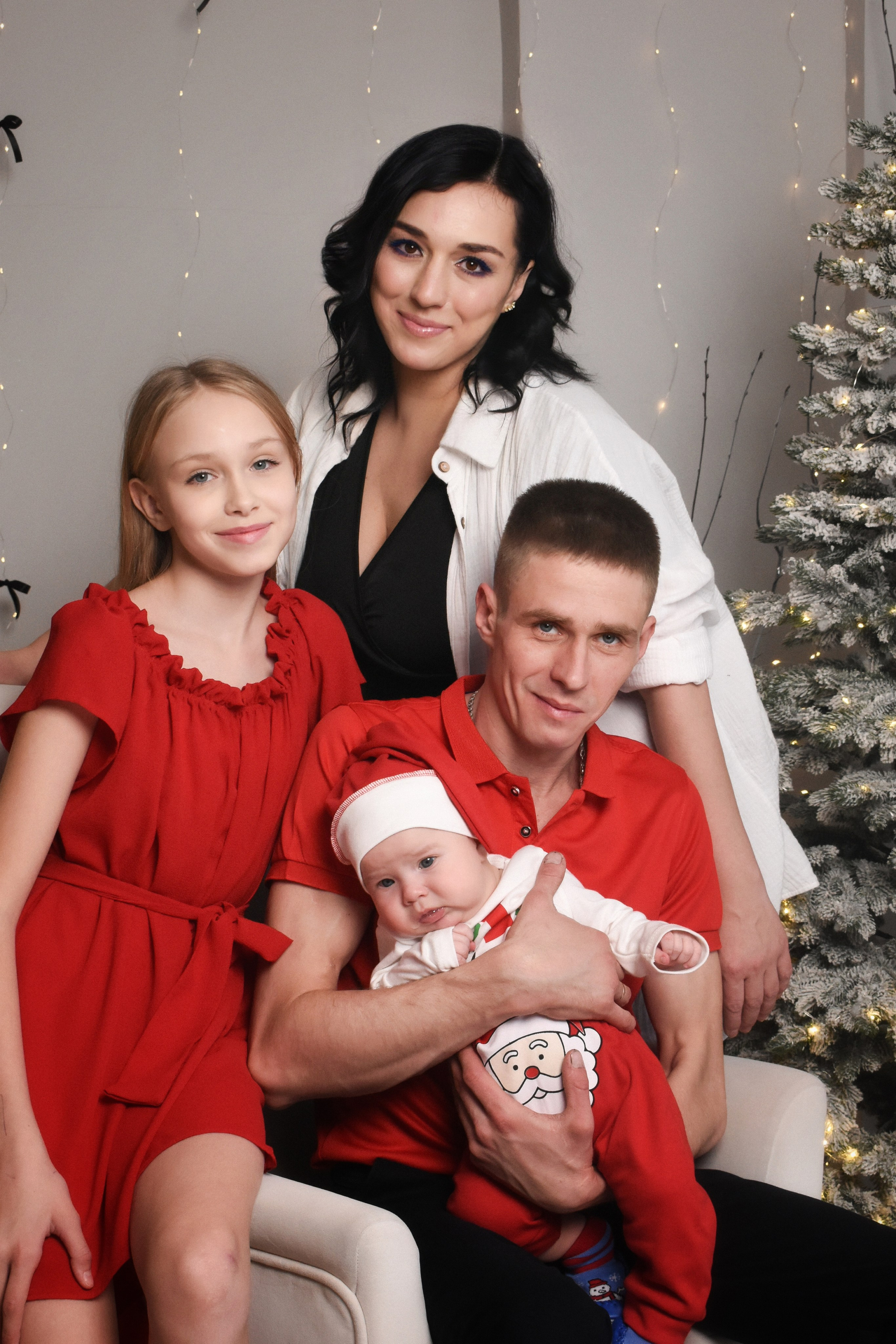 Новогодняя фотоссесия, семейная съемка