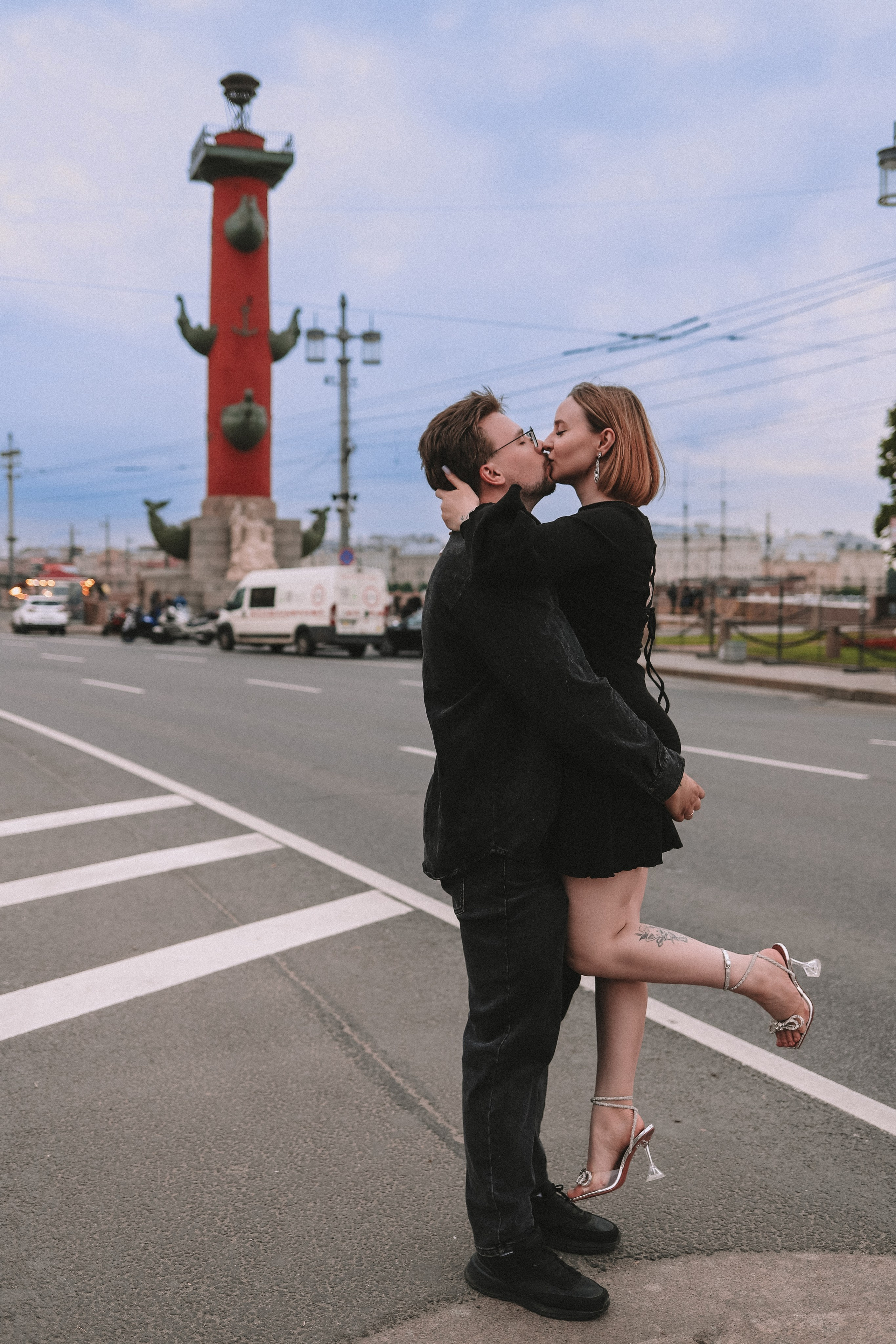 Лавстори-фотосессия на стрелке Василевского острова