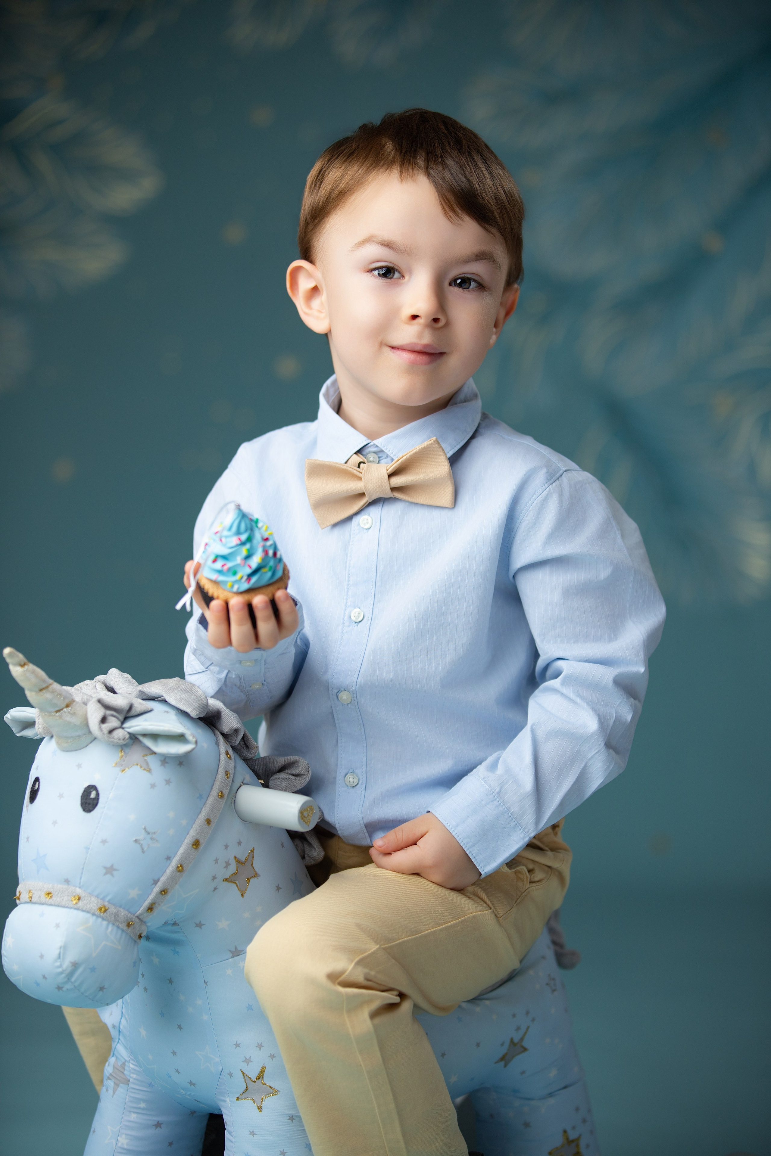 Мини-фотосессия в садике — новогодний проект с уникальными декорациями