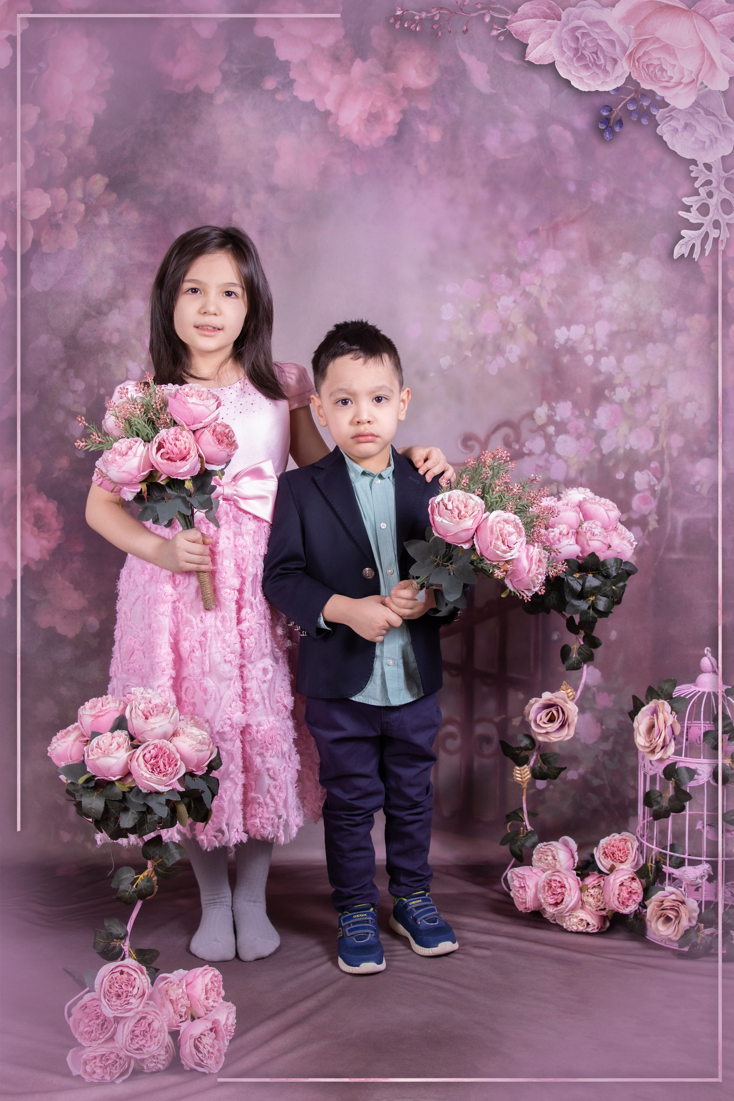 8 Марта. Детский фотограф в Алматы, виньетки, выпускной альбом Алматы