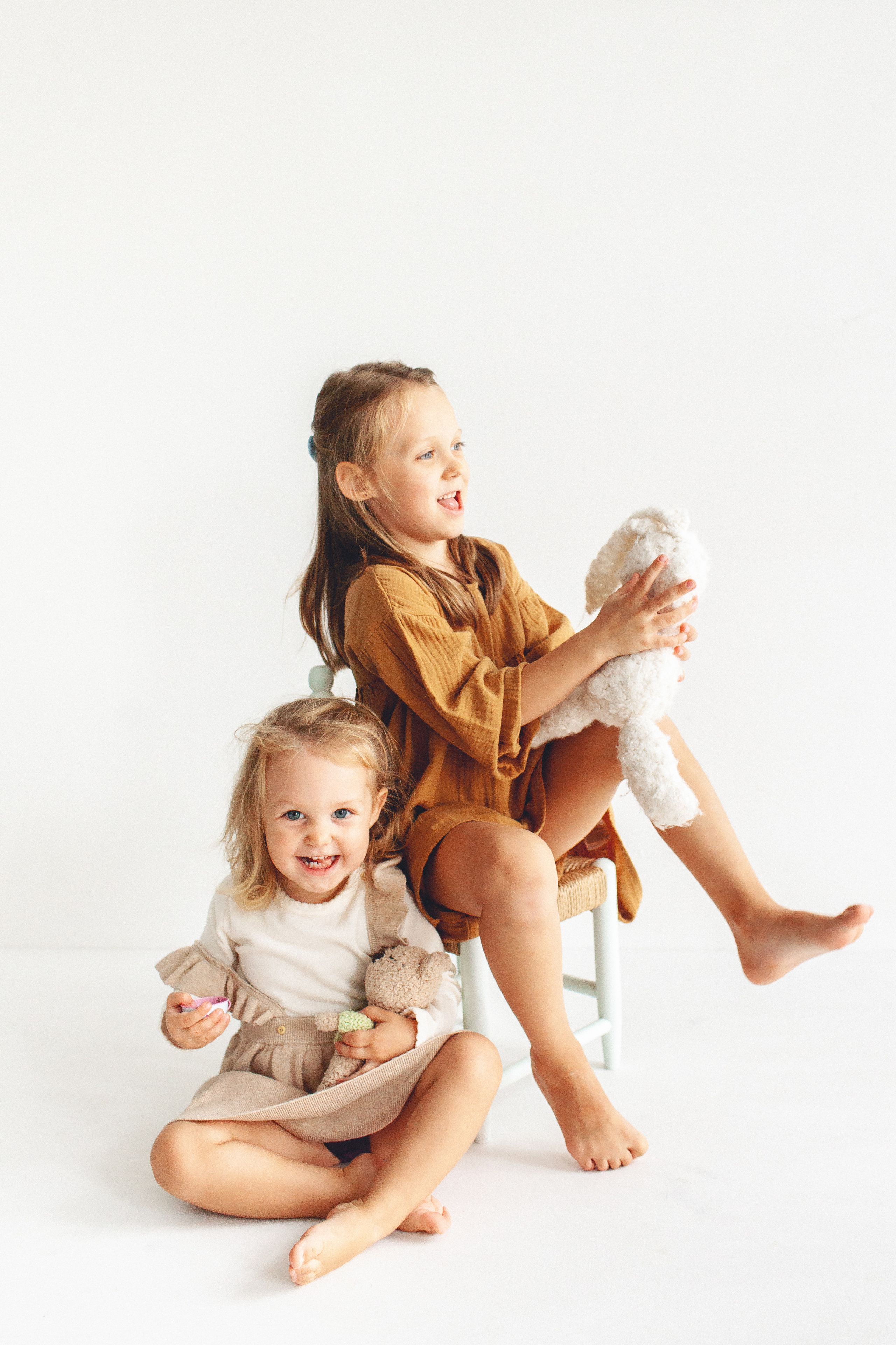 Backstage со съёмки сестёр. Детский фотограф в Самаре