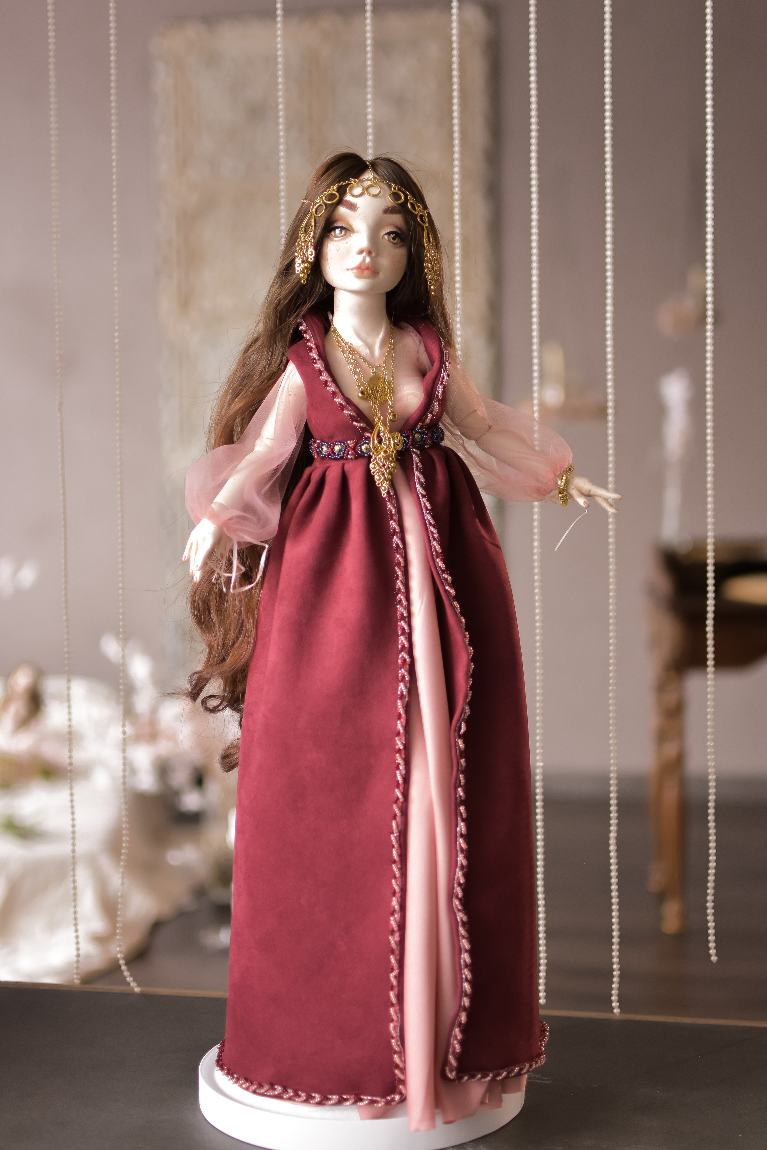 Ханна продажа. Caucasian dolls by Fatima Guzhova