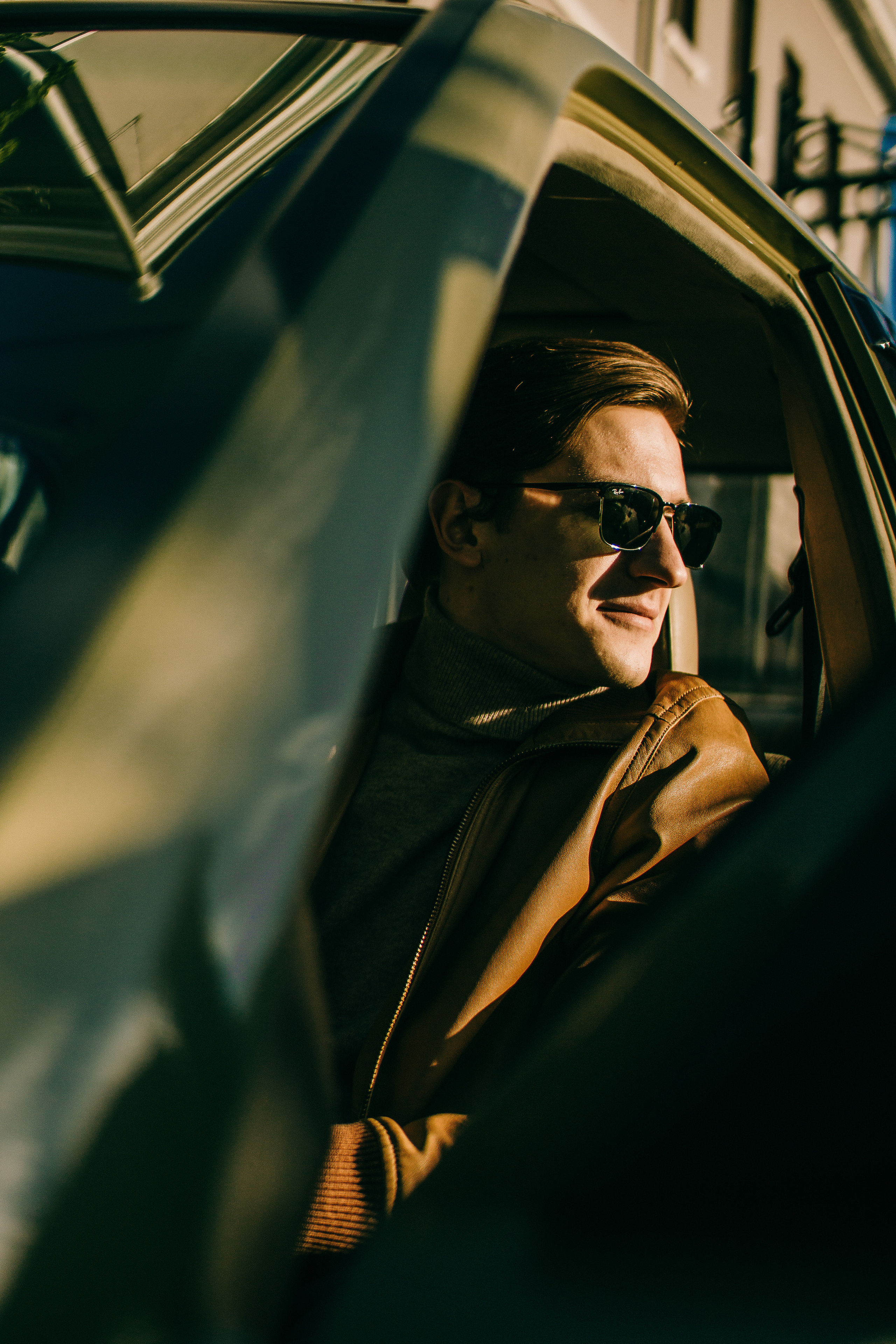 Mercedes w201 на улицах города для фотосъемки. Жуков Илья  свадебный фотограф в Москве