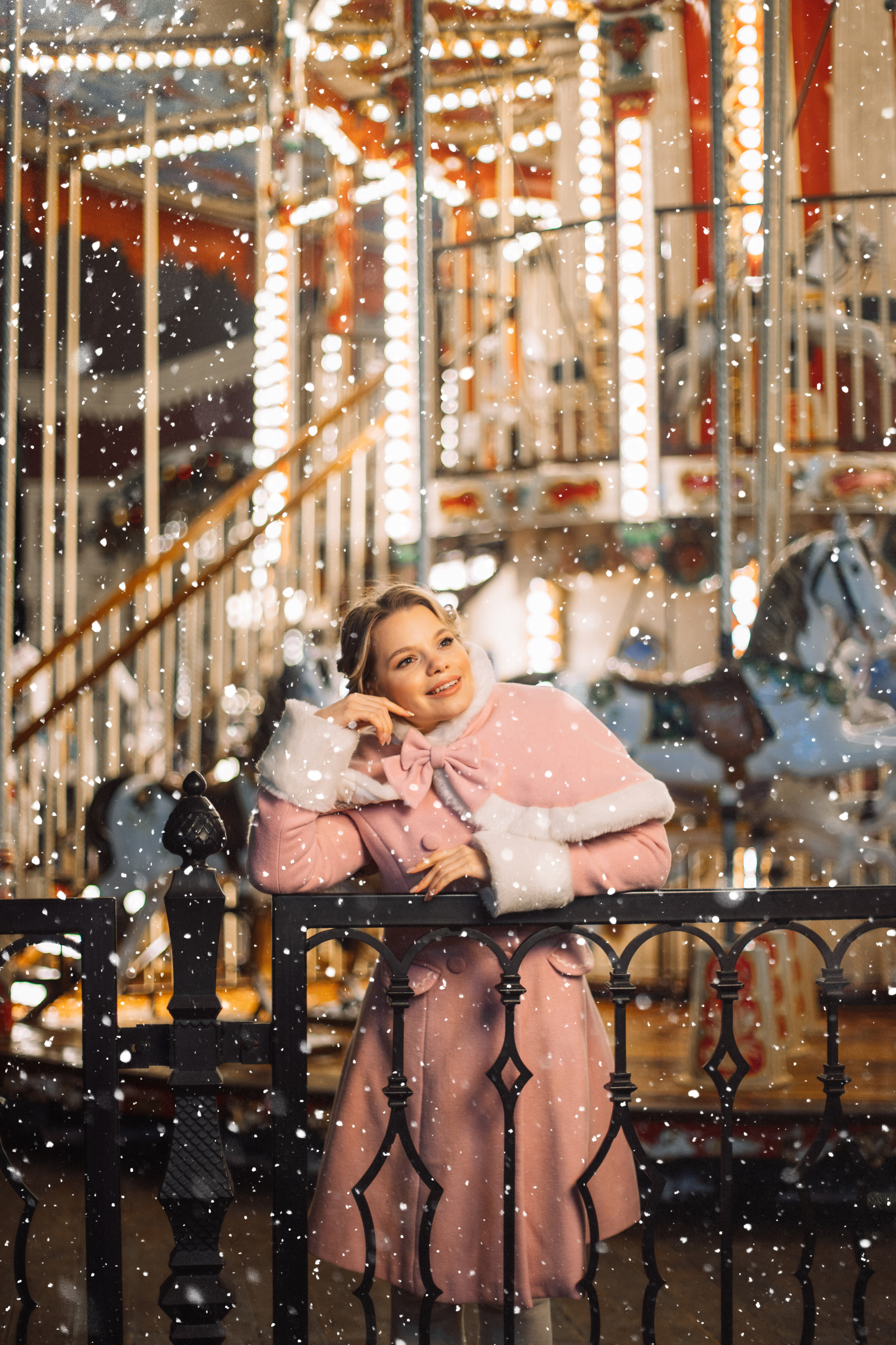 Новогодняя фотосессия в центре Москвы. Свадебный и Семейный фотограф в Москве и Сочи Таня Михей