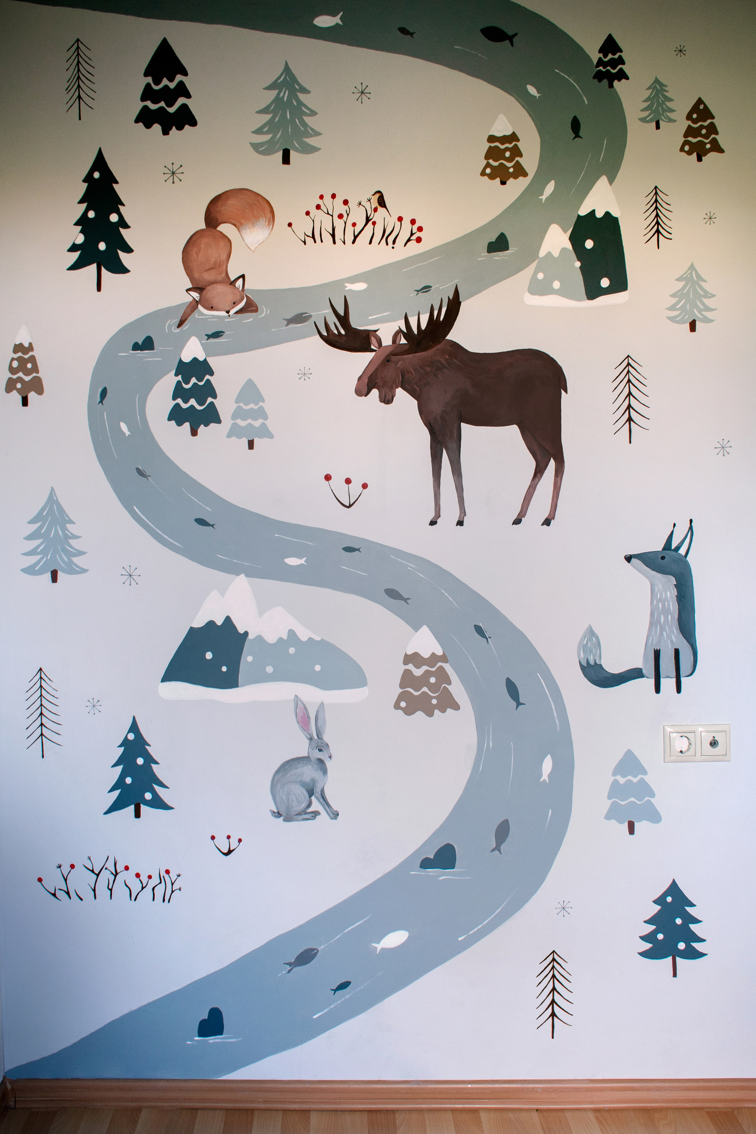 Услуги. Роспись стен и декор в детских комнатах Москва и Подмосковье