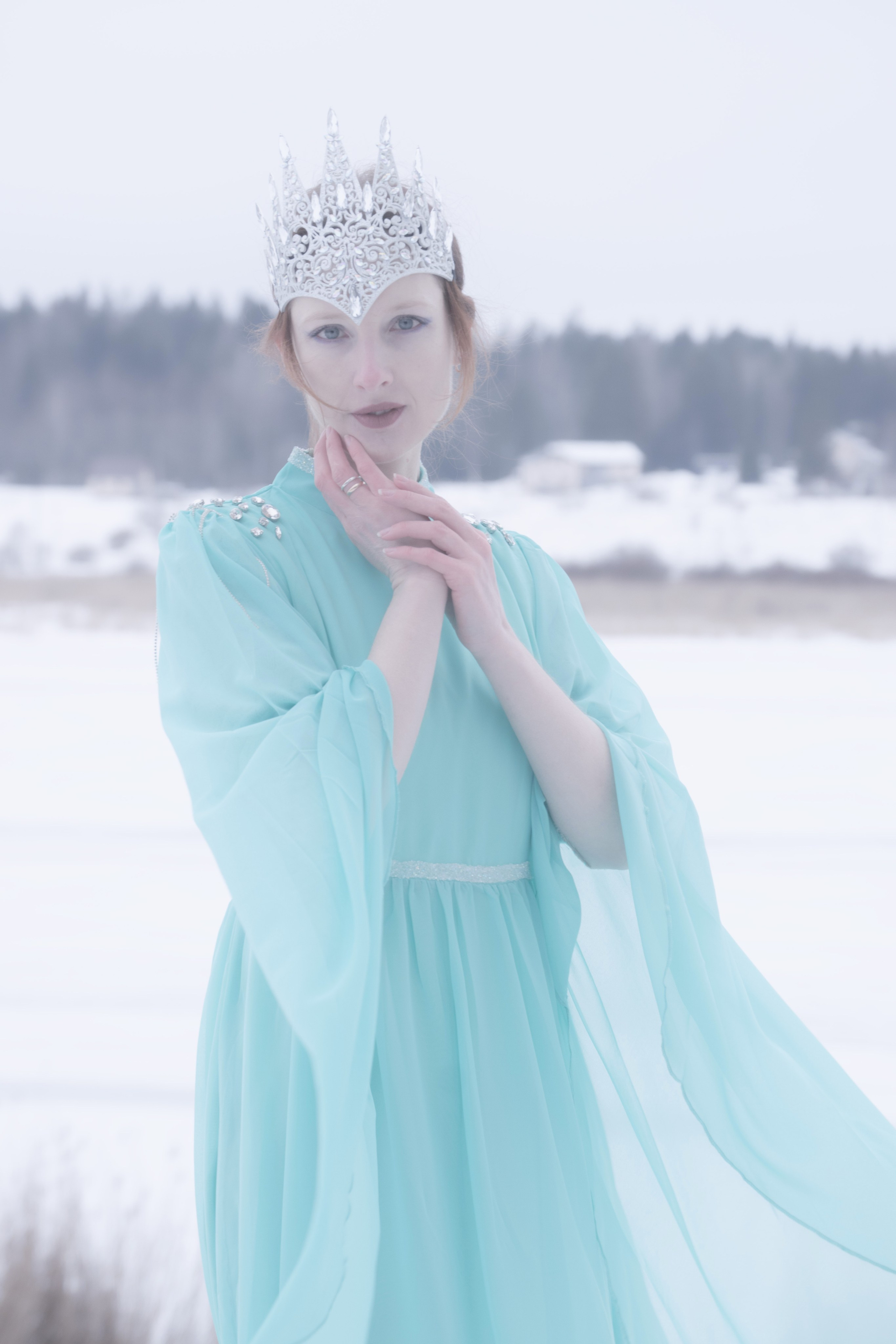 Фотосессия «Снежная королева». Фотограф в Карелии, Сортавала, Рускеала Наталья Зверева