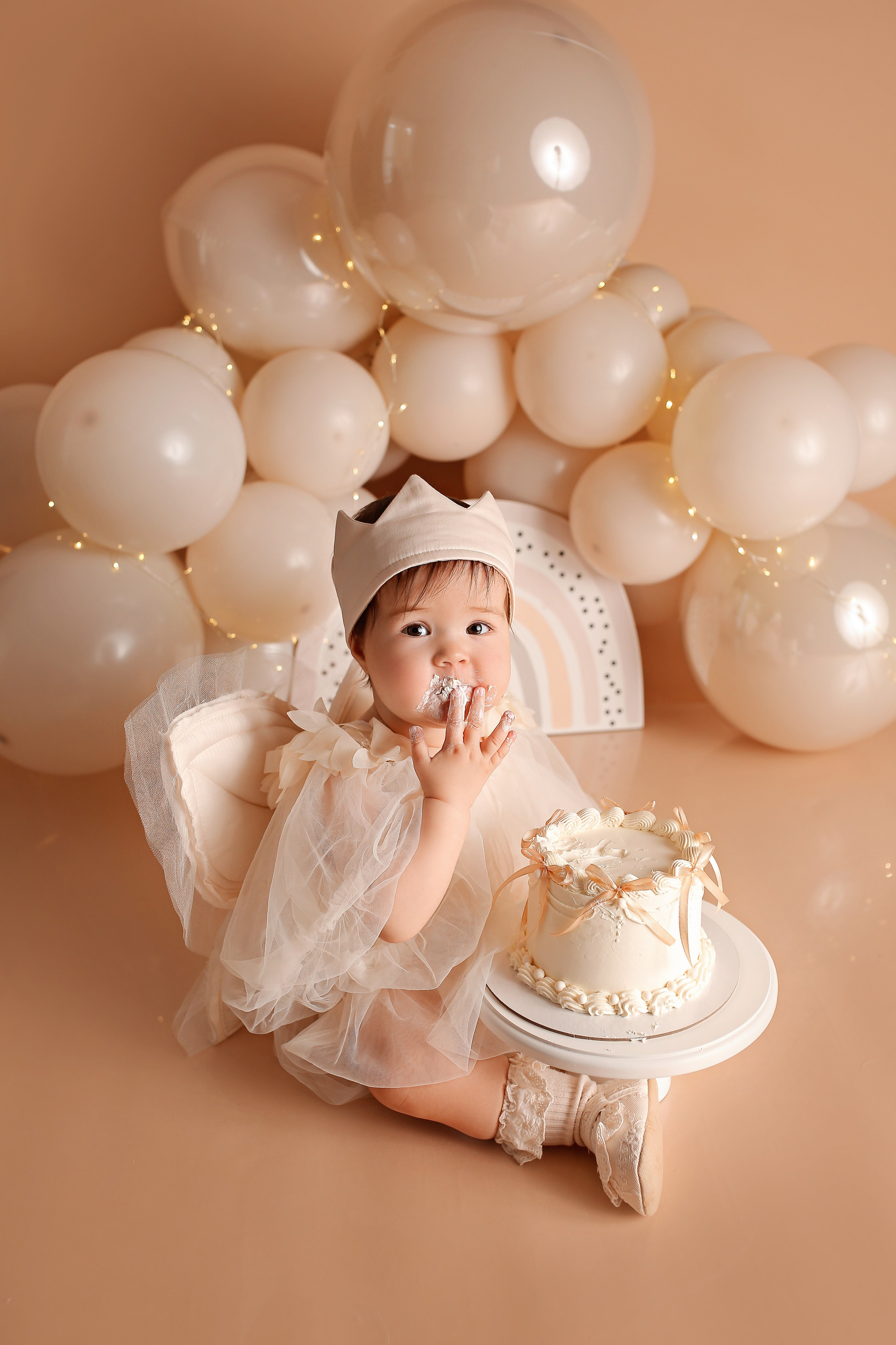 Первый тортик. Фотограф новорождённых и малышей до года в Оренбурге Елена Кульниязова