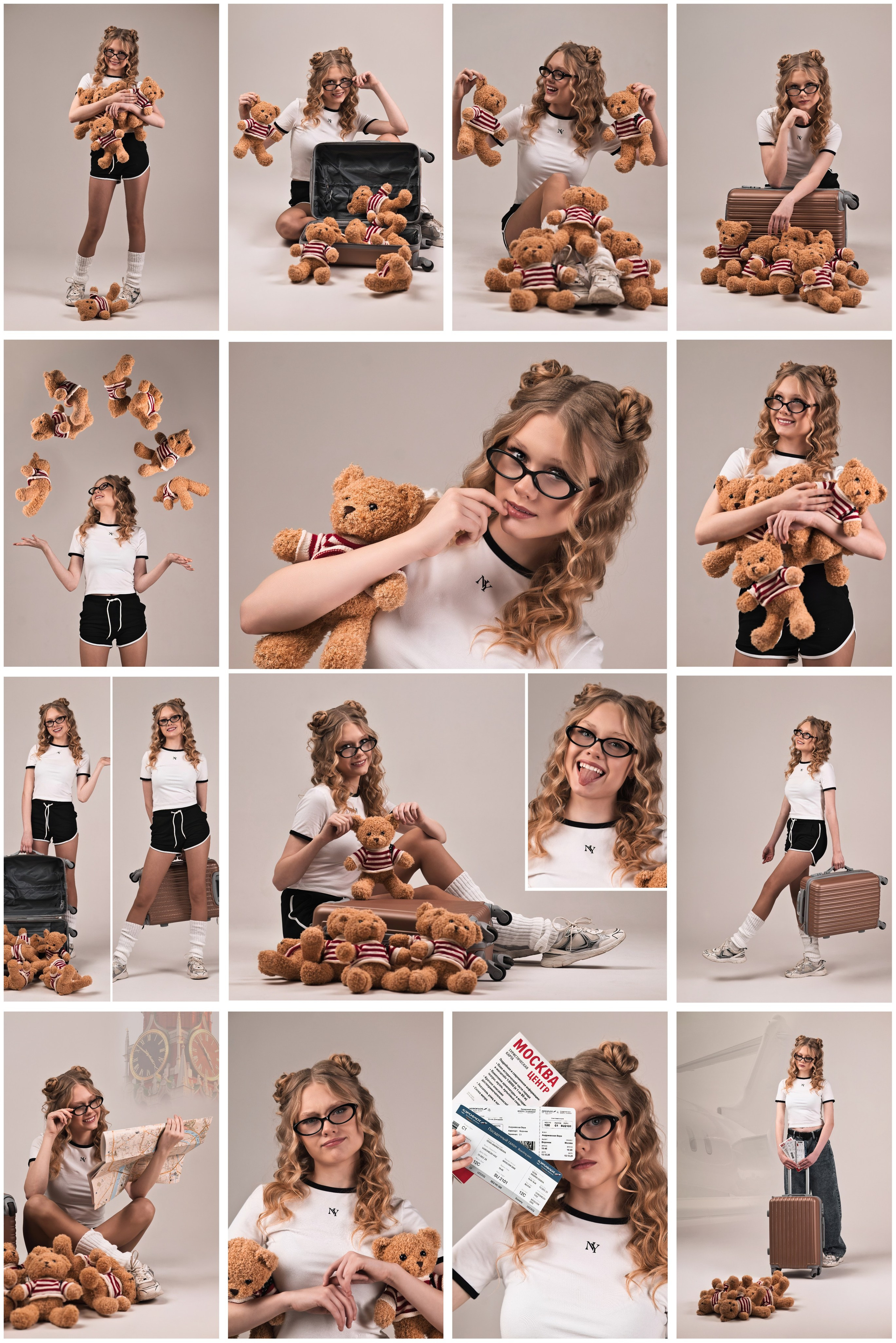 фотосессия с плюшевыми мишками