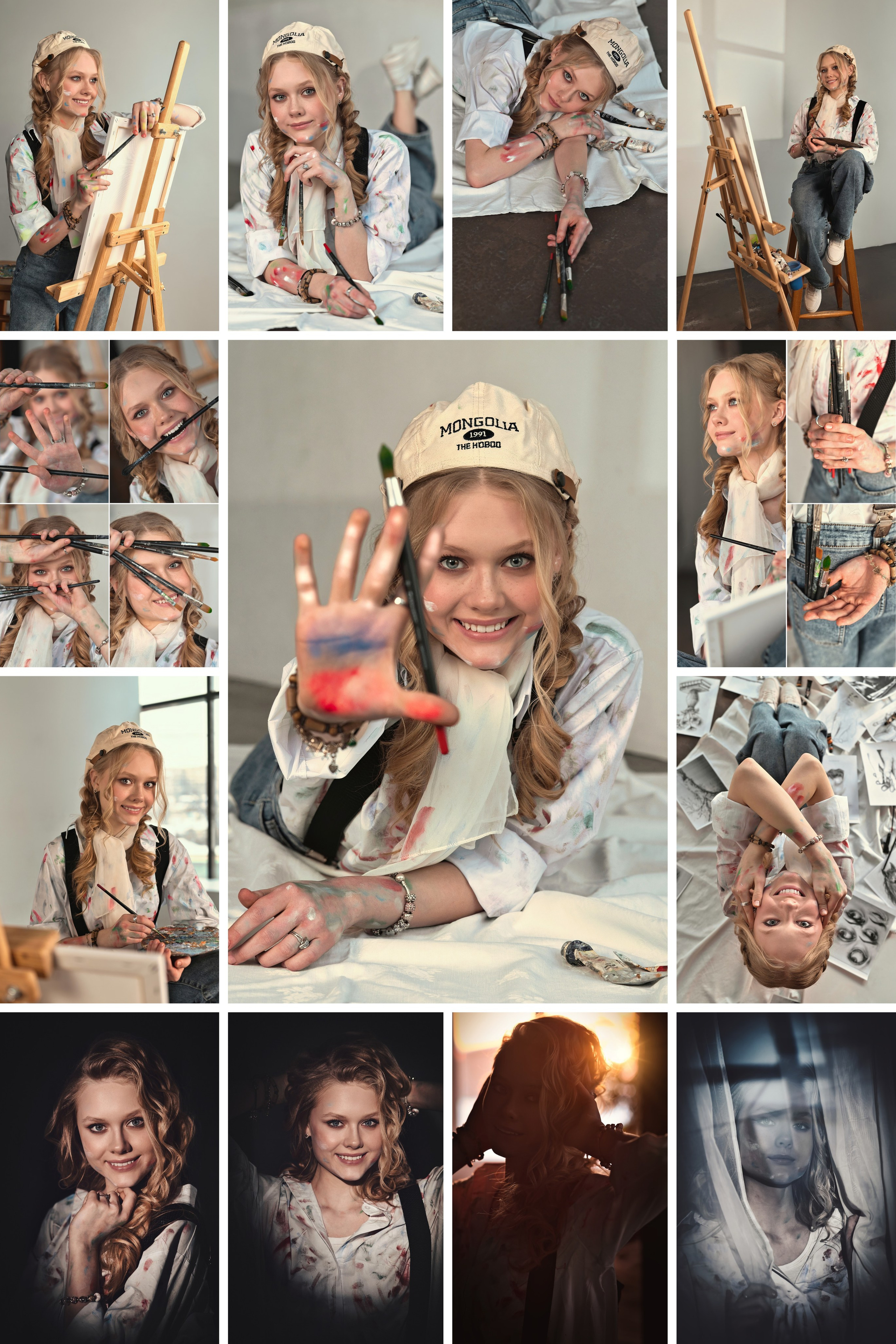 Фотосессия с художницей