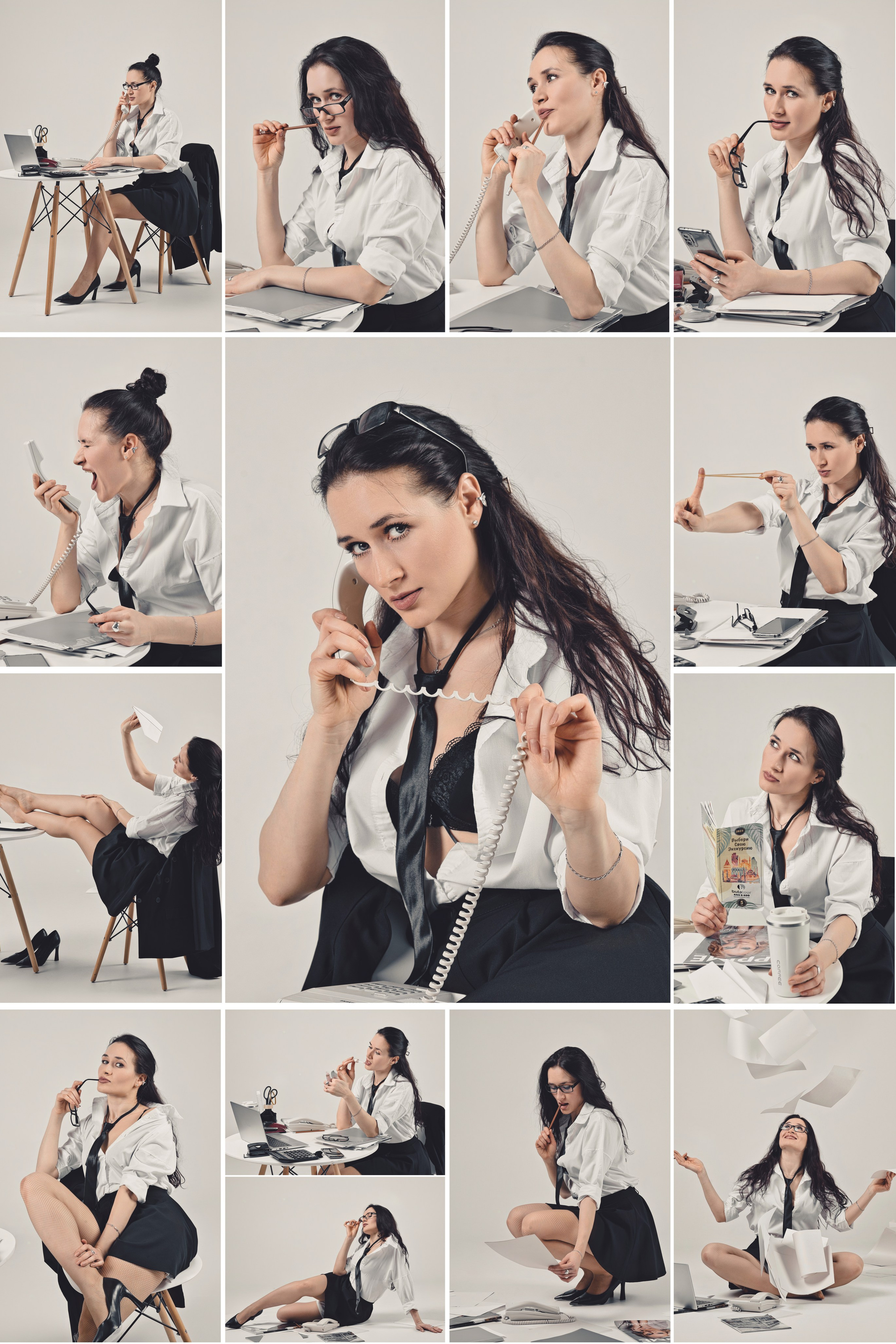 фотосессия секретарша секси