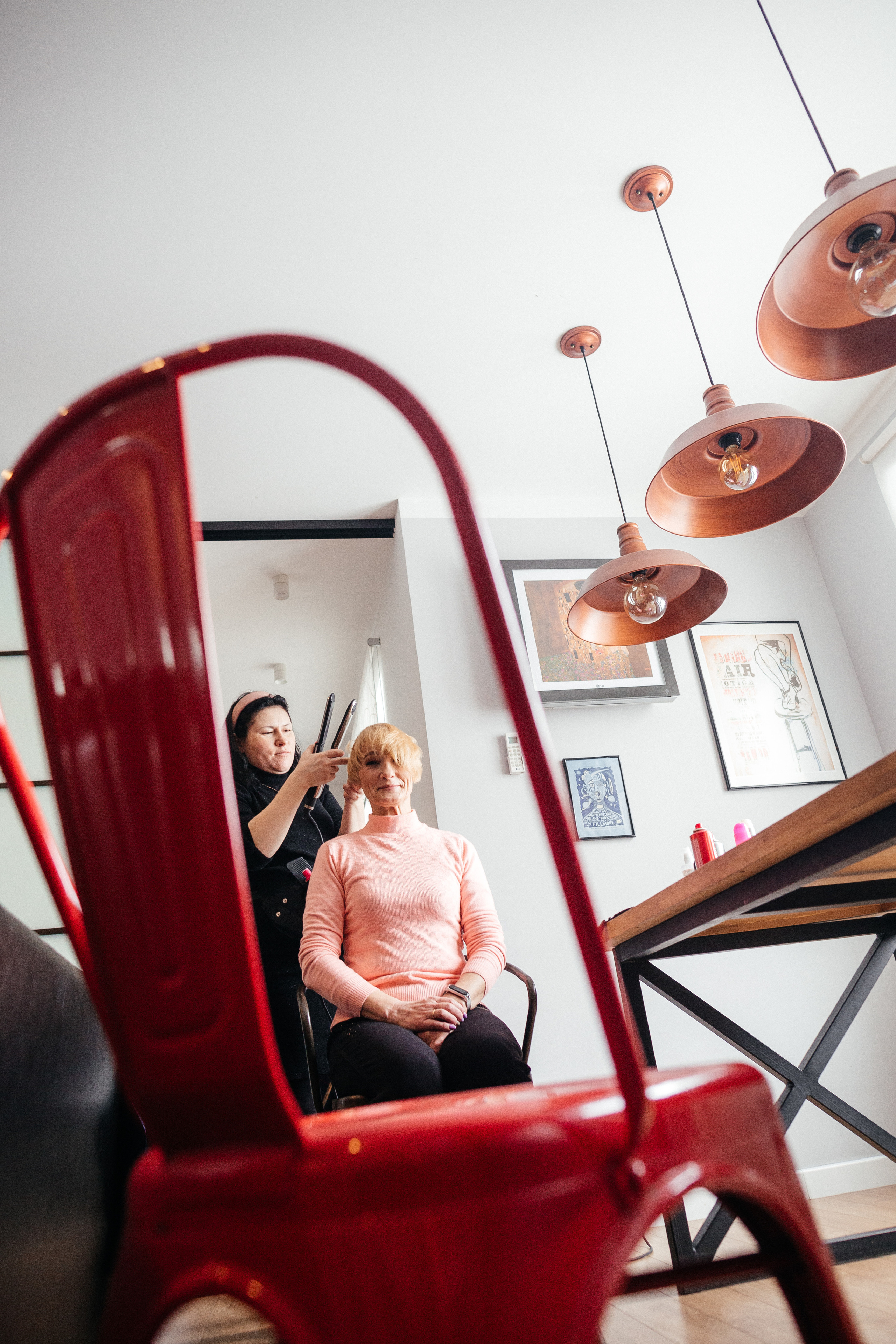 Яркая свадебная фотосессия зимой