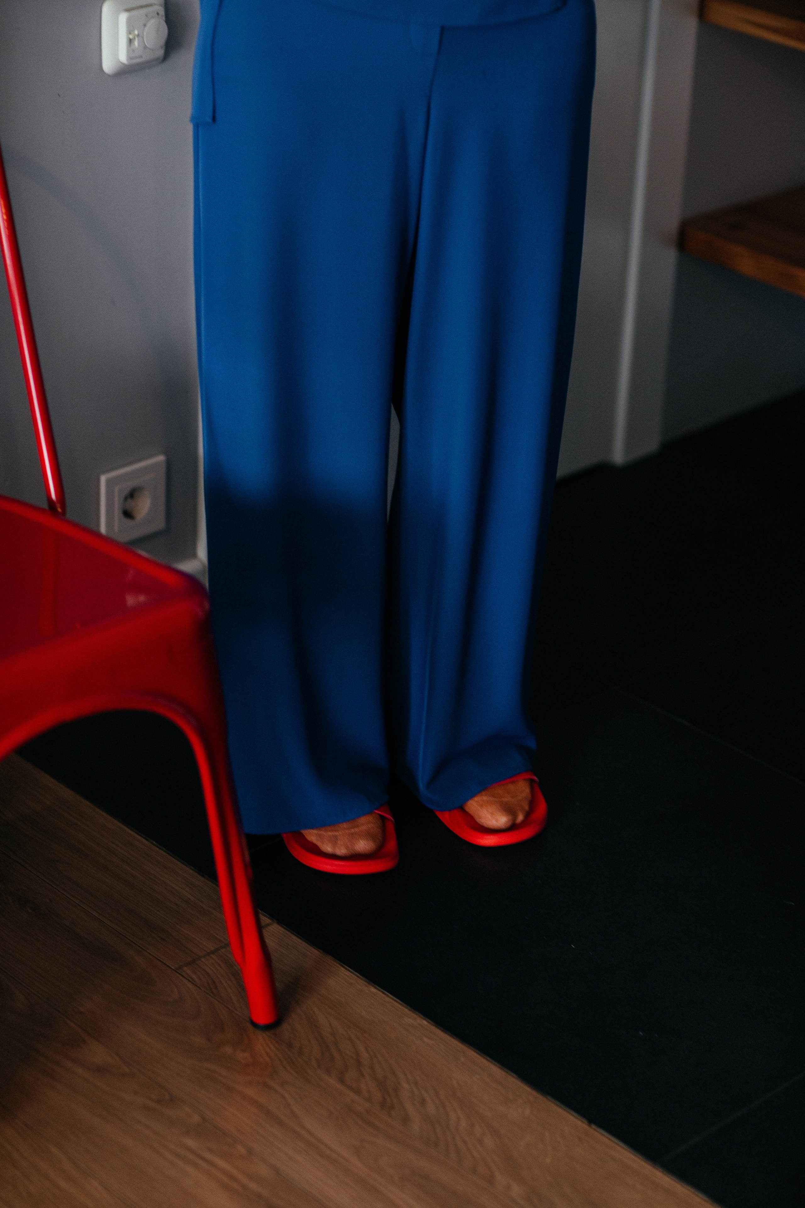 Яркая свадебная фотосессия зимой